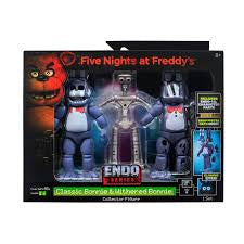 Jazwares Five Nights At Freddy's Endo Series Classic Bonnie & Withered Bonnie 2 Pack Collector Figure