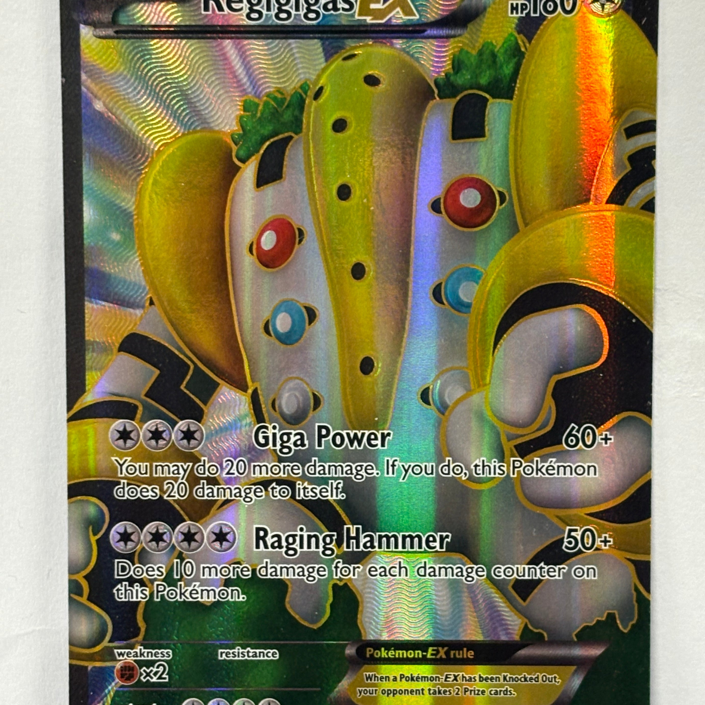 Pokémon TCG - Next Destinies Regigigas EX 99/99 NM