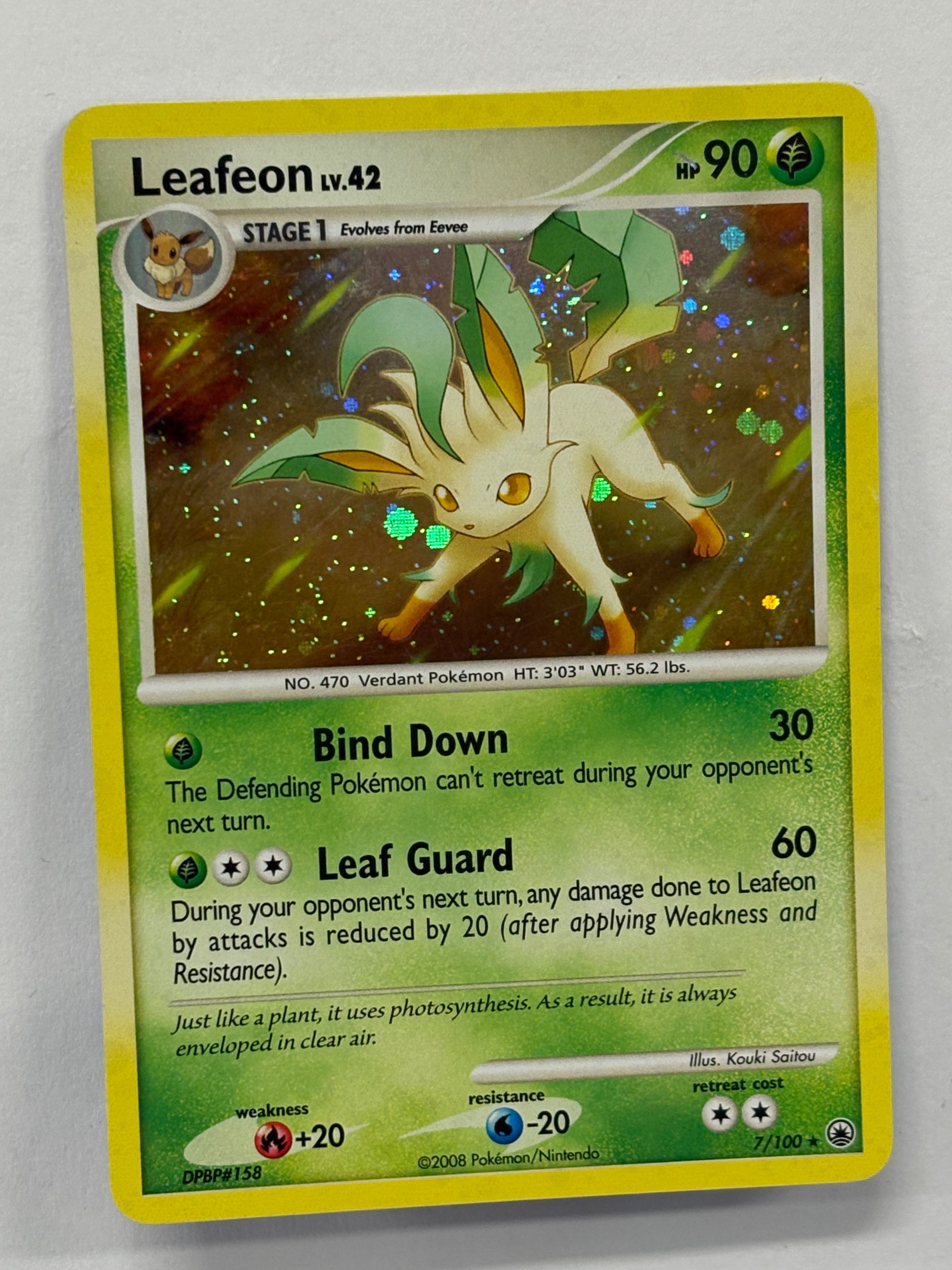 Pokémon TCG - Majestic Dawn Leafeon 7/100 NM