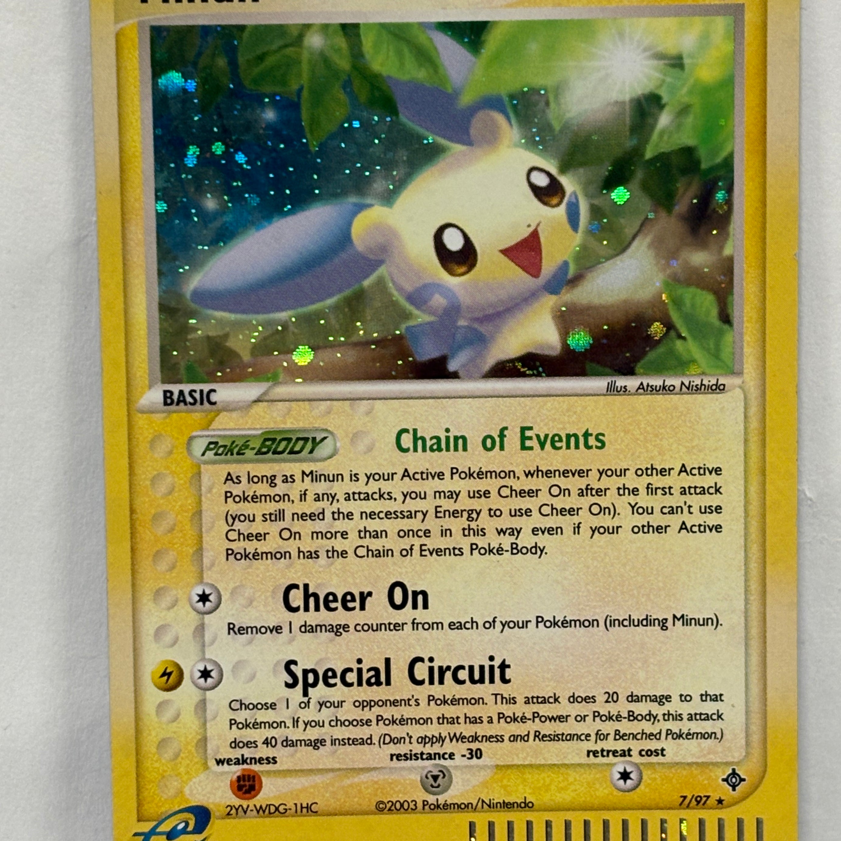 Pokémon TCG - EX Dragon Minun 7/97 NM