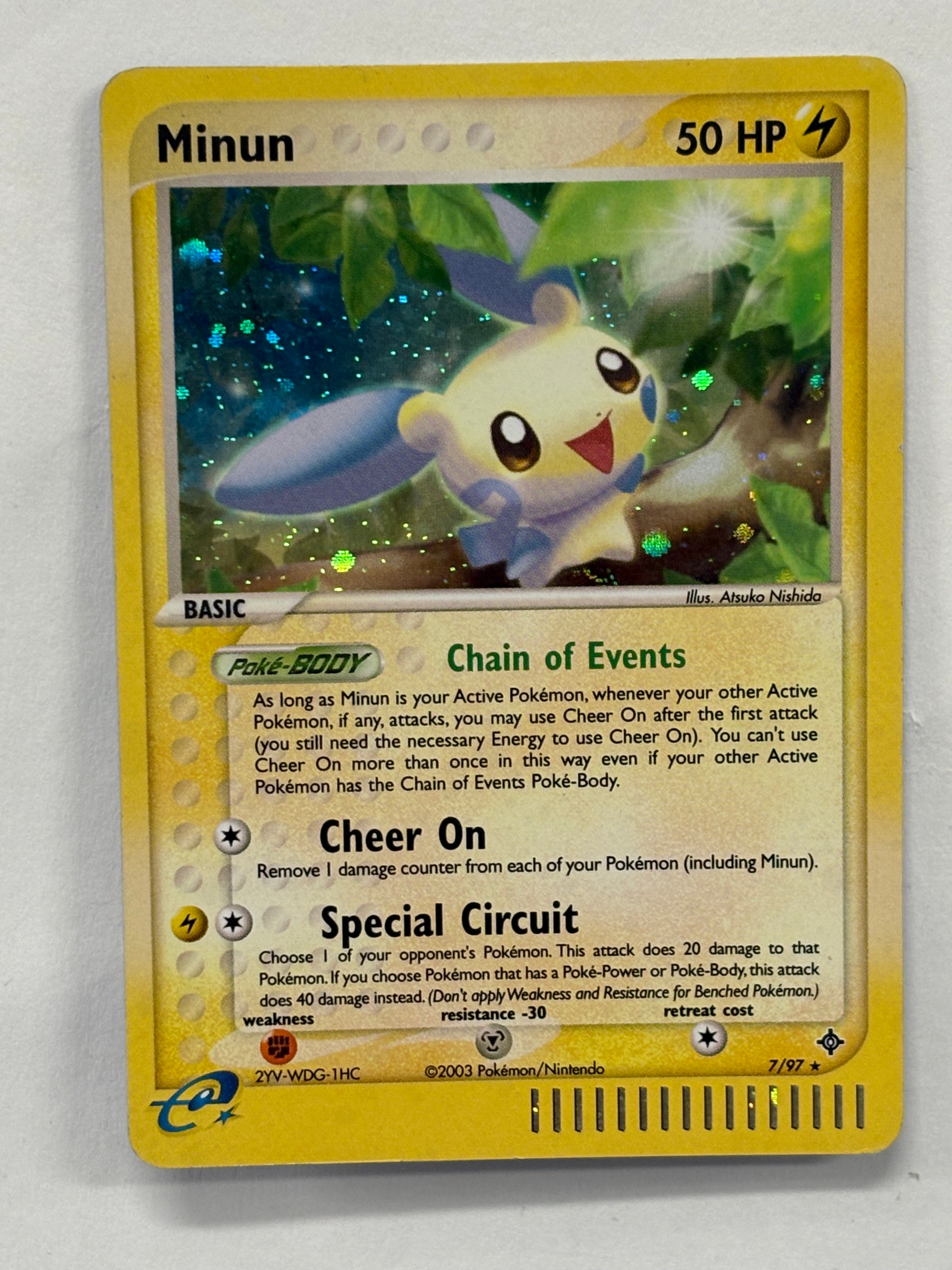 Pokémon TCG - EX Dragon Minun 7/97 NM