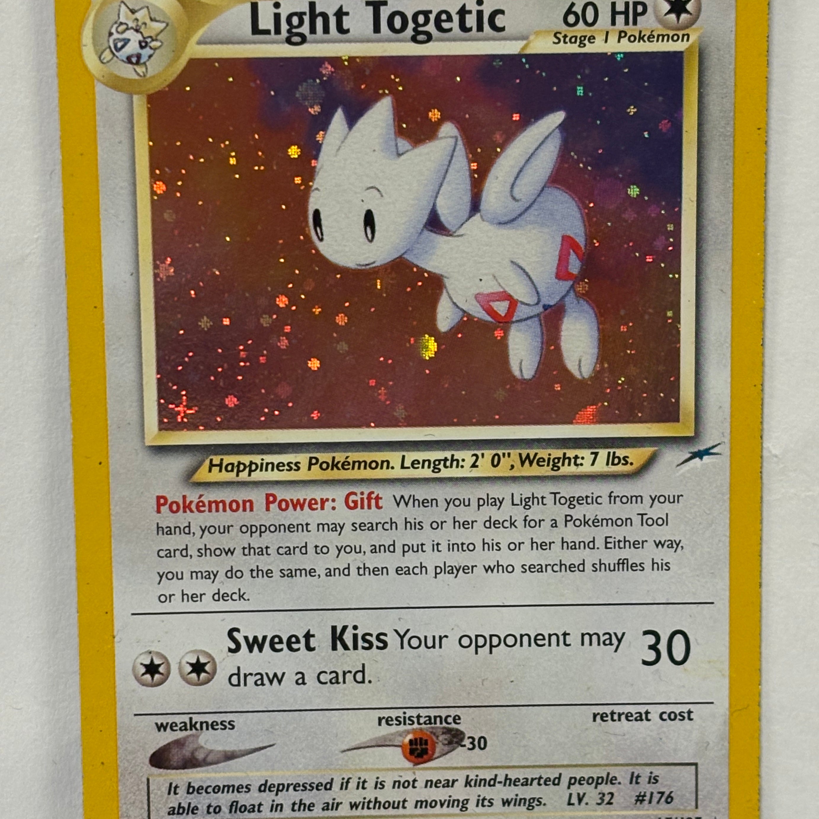 Pokémon TCG - Neo Destiny Unlimited Light Togetic Holo 15/105 LP