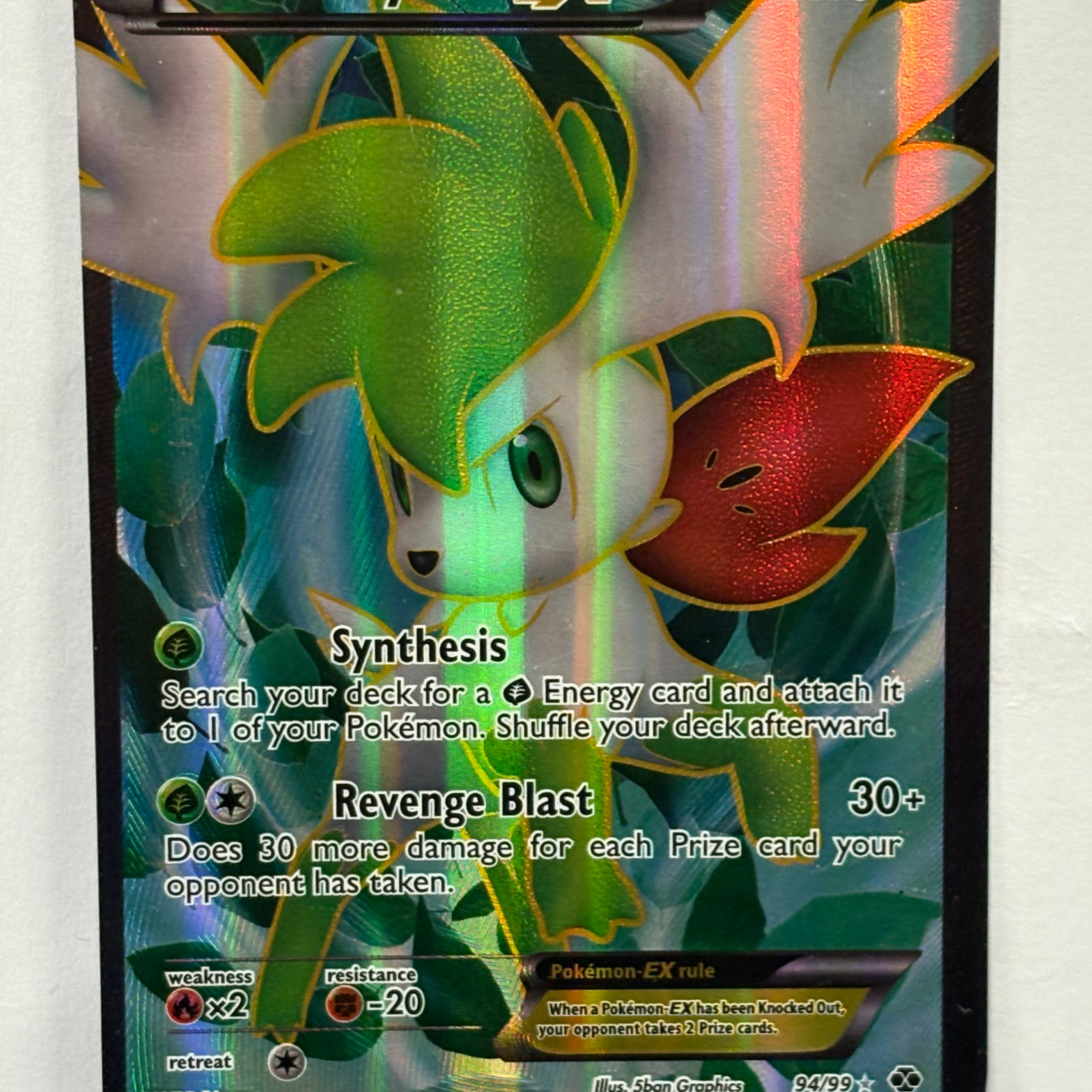 Pokémon TCG - Next Destinies Shaymin EX 94/99 NM