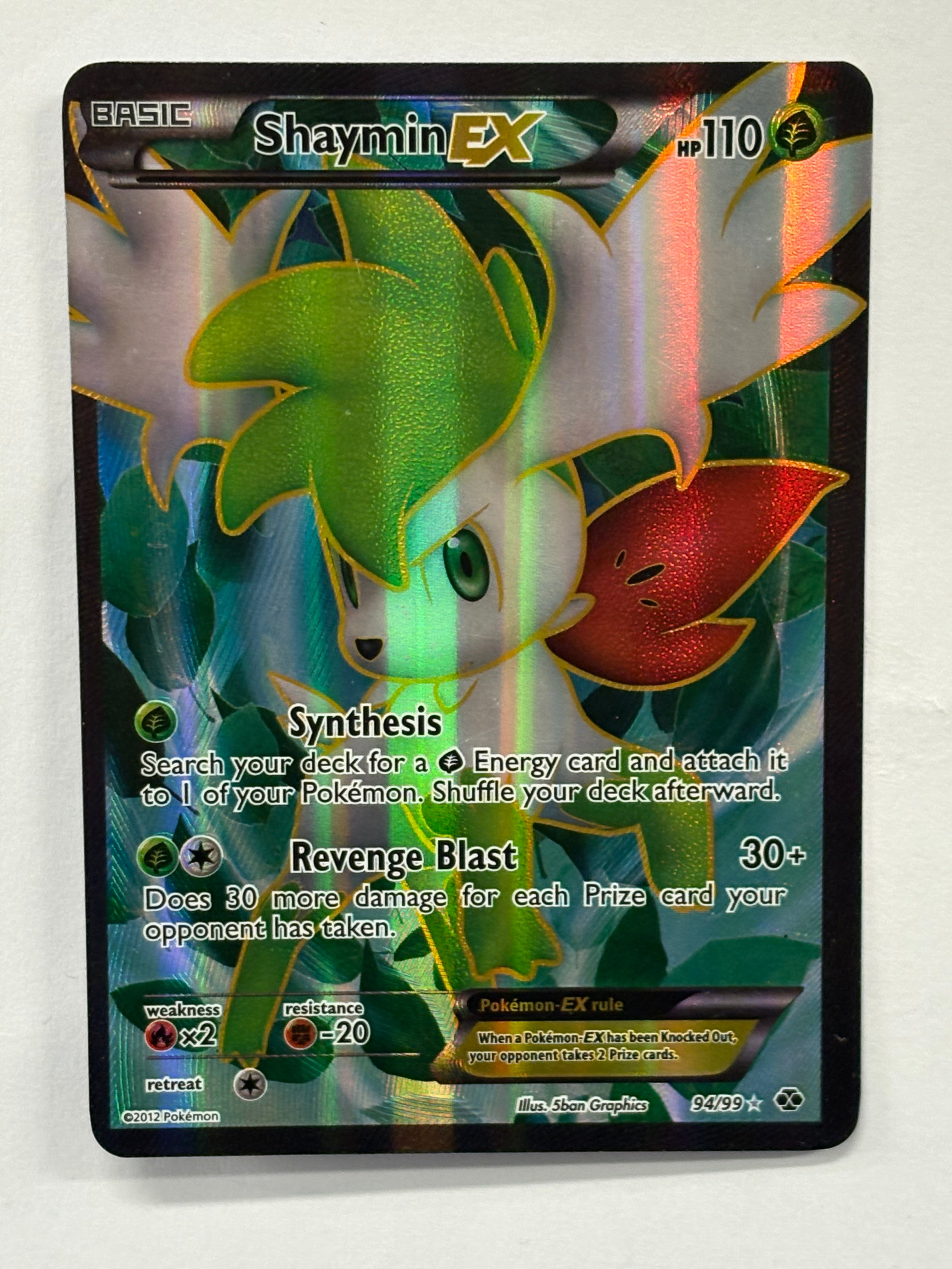 Pokémon TCG - Next Destinies Shaymin EX 94/99 NM