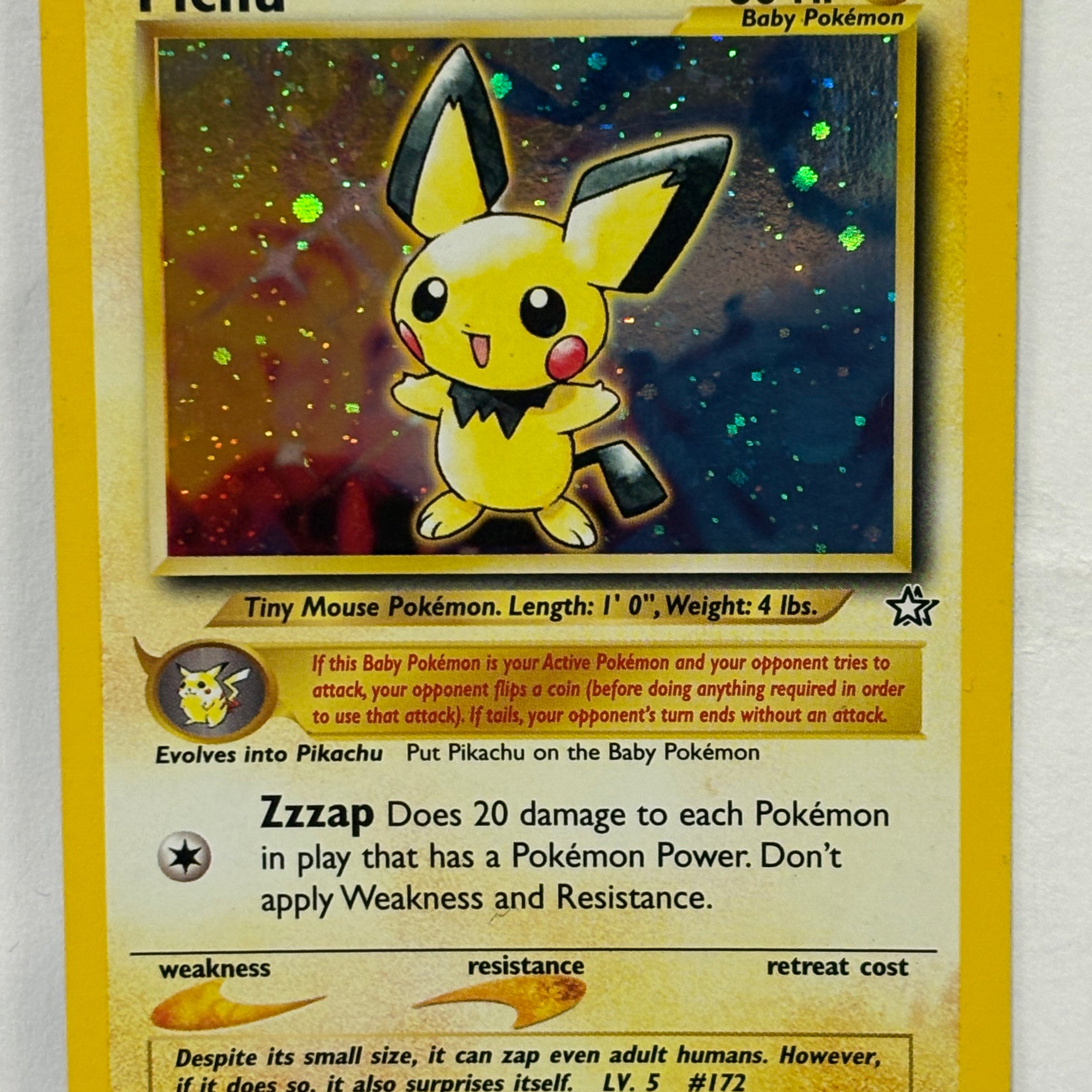 Pokémon TCG - Neo Genesis Pichu Holo 12/111 LP