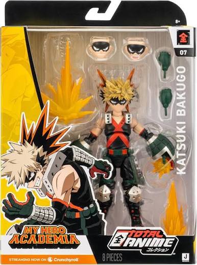 Jazwares Total Anime My Hero Academia Katsuki Bakugo Action Figure