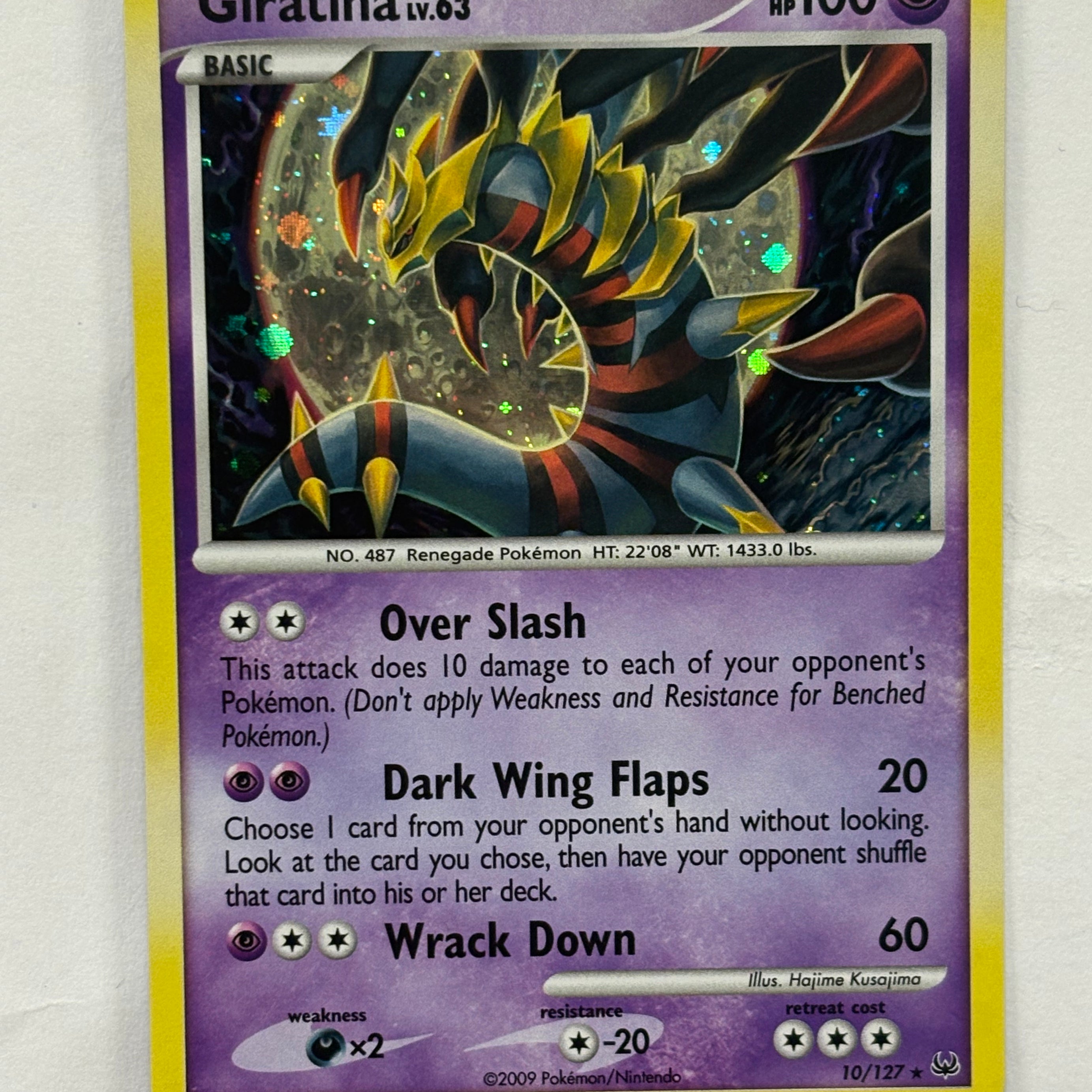 Pokémon TCG - Platinum Giratina 10/127 NM