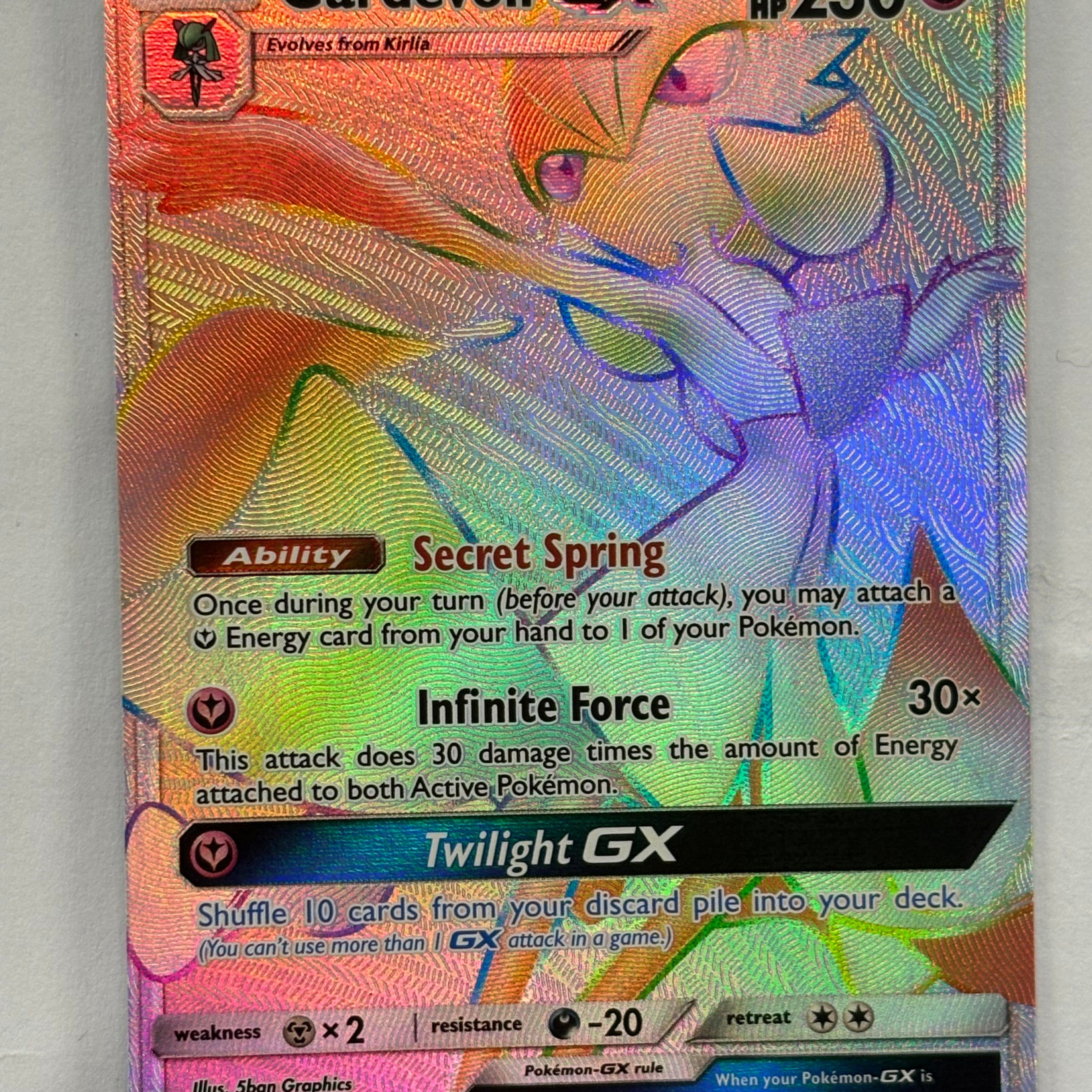 Pokémon TCG - Burning Shadows Gardevoir GX 159/147 NM