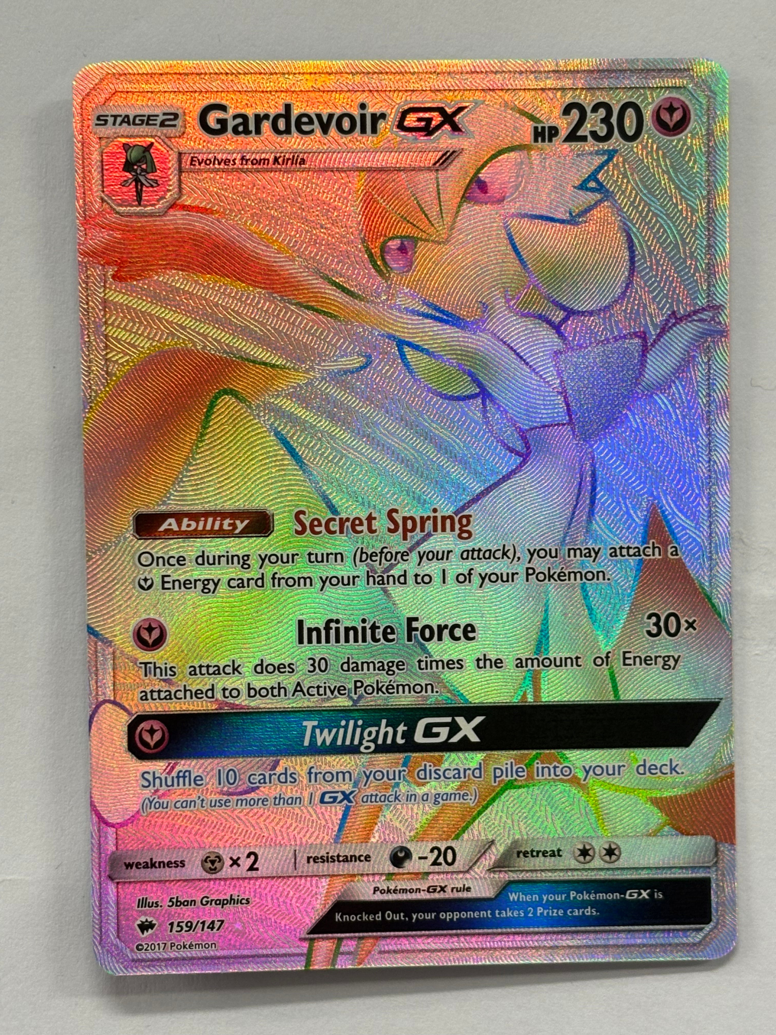 Pokémon TCG - Burning Shadows Gardevoir GX 159/147 NM