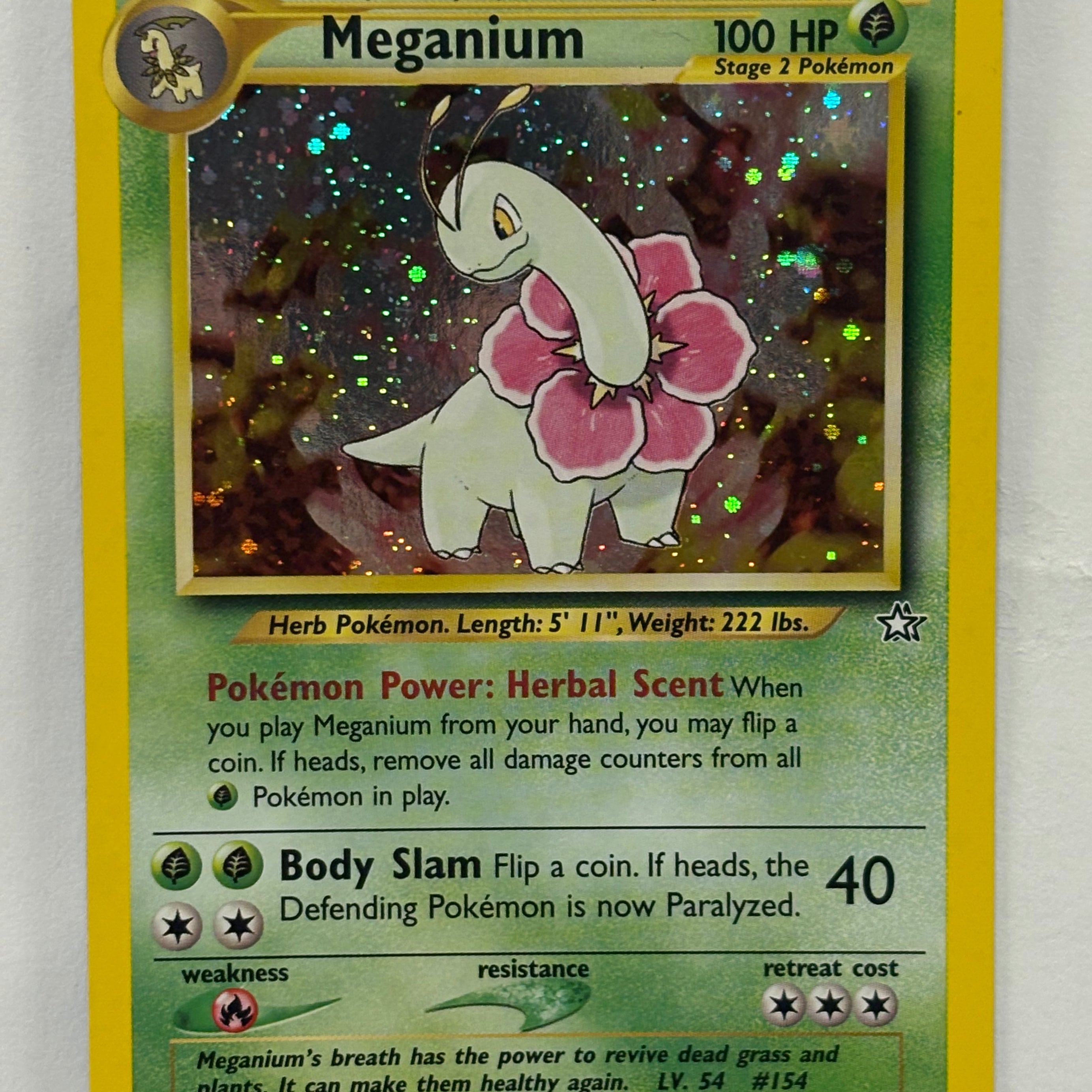 Pokémon TCG - Neo Genesis Meganium Holo 10/111 NM