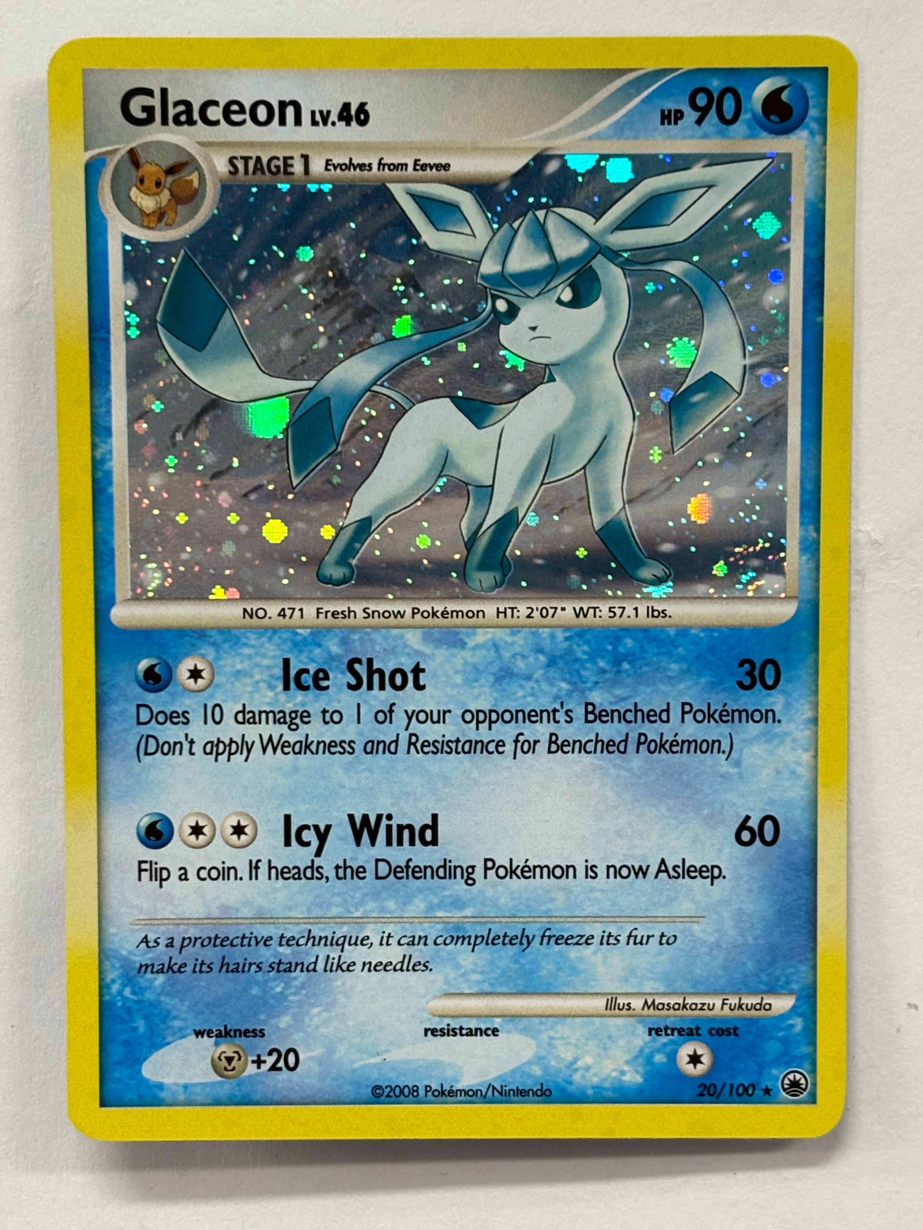 Pokémon TCG - Majestic Dawn Glaceon 20/100 NM