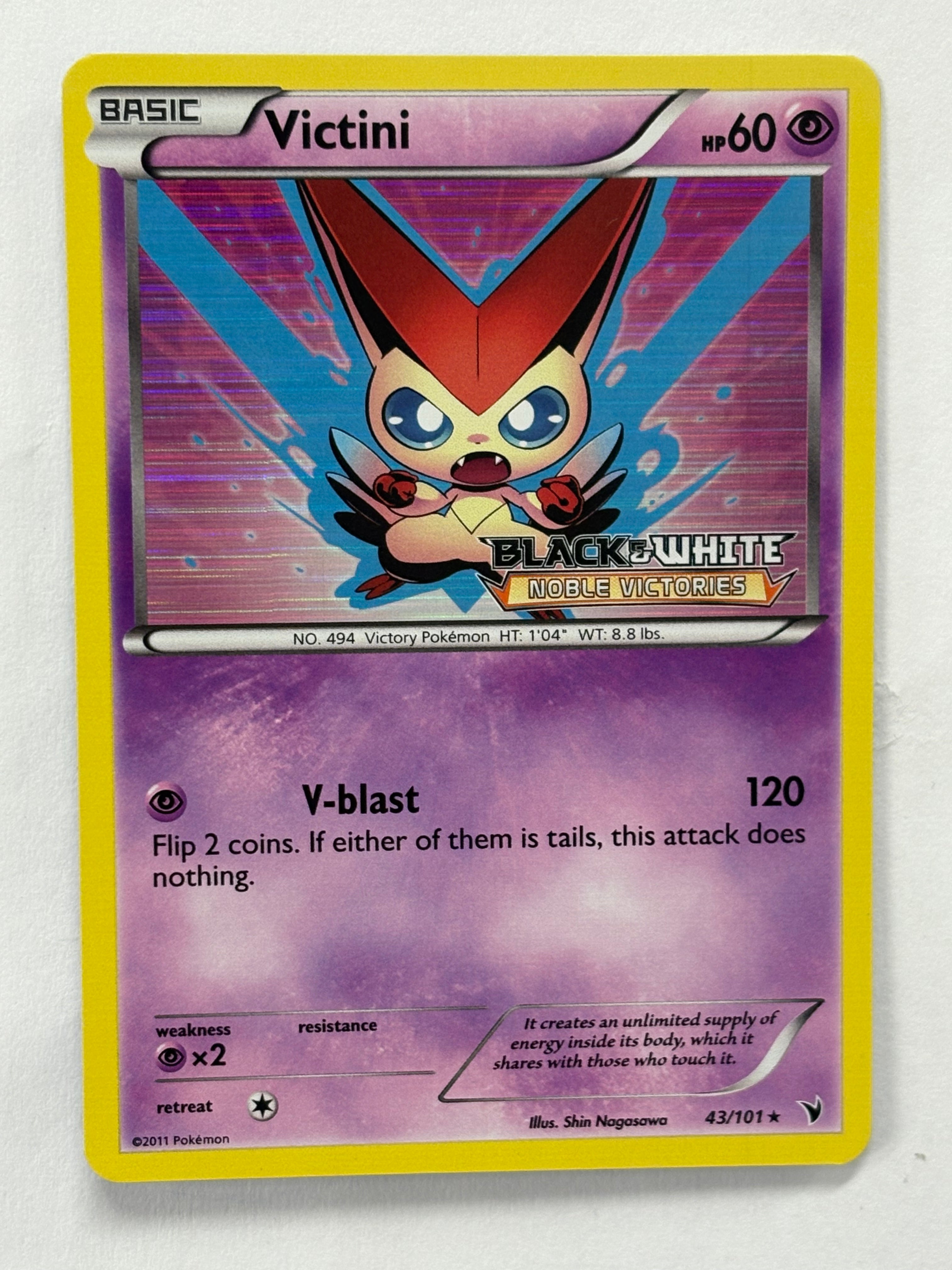 Pokémon TCG - Black and White Promo Victini 43/101 NM