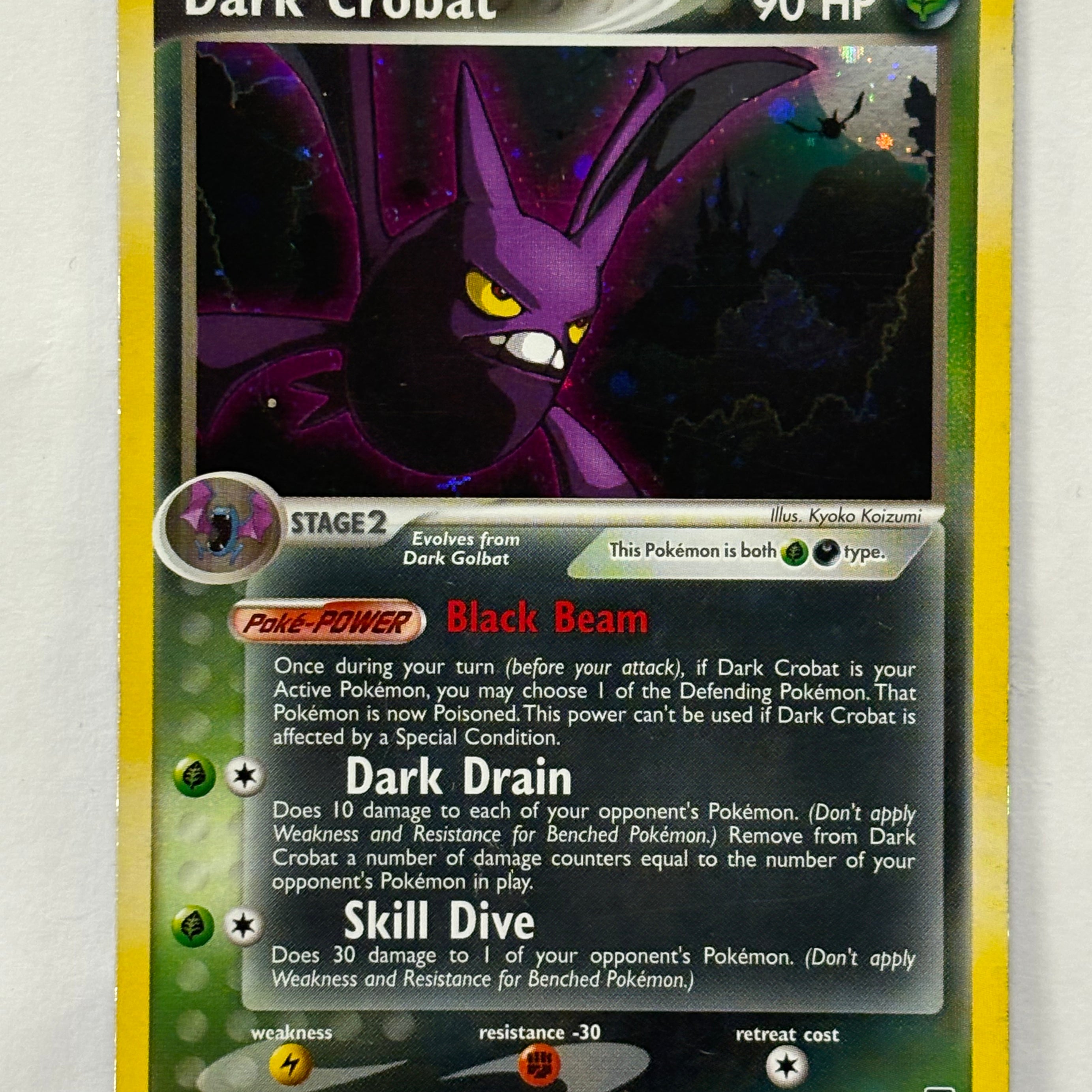 Pokémon TCG - EX Team Rocket Returns Dark Crobat 3/109 NM