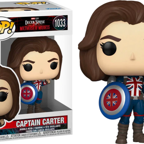 Funko Pop! Marvel Studios Doctor Strange In The Multiverse Of Madness Captain Carter #1033