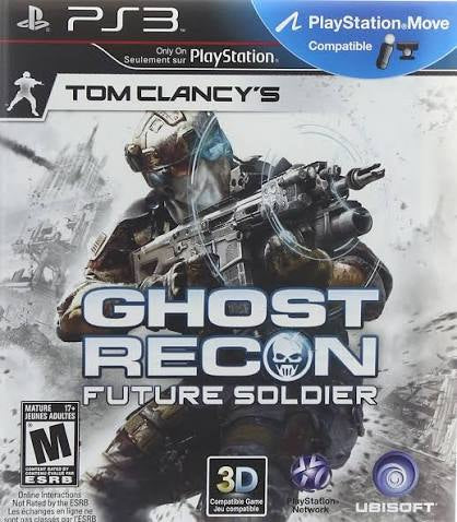 PlayStation 3 Tom Clancy's Ghost Recon Future Soldier Video Game
