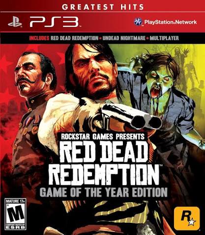 PlayStation 3 Greatest Hits Red Dead Redemption Game of The Year Edition Video Game