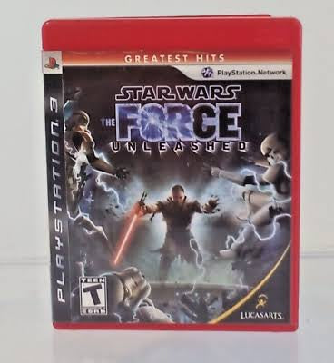 PlayStation 3 Greatest Hits Star Wars The Force Unleashed Video Game