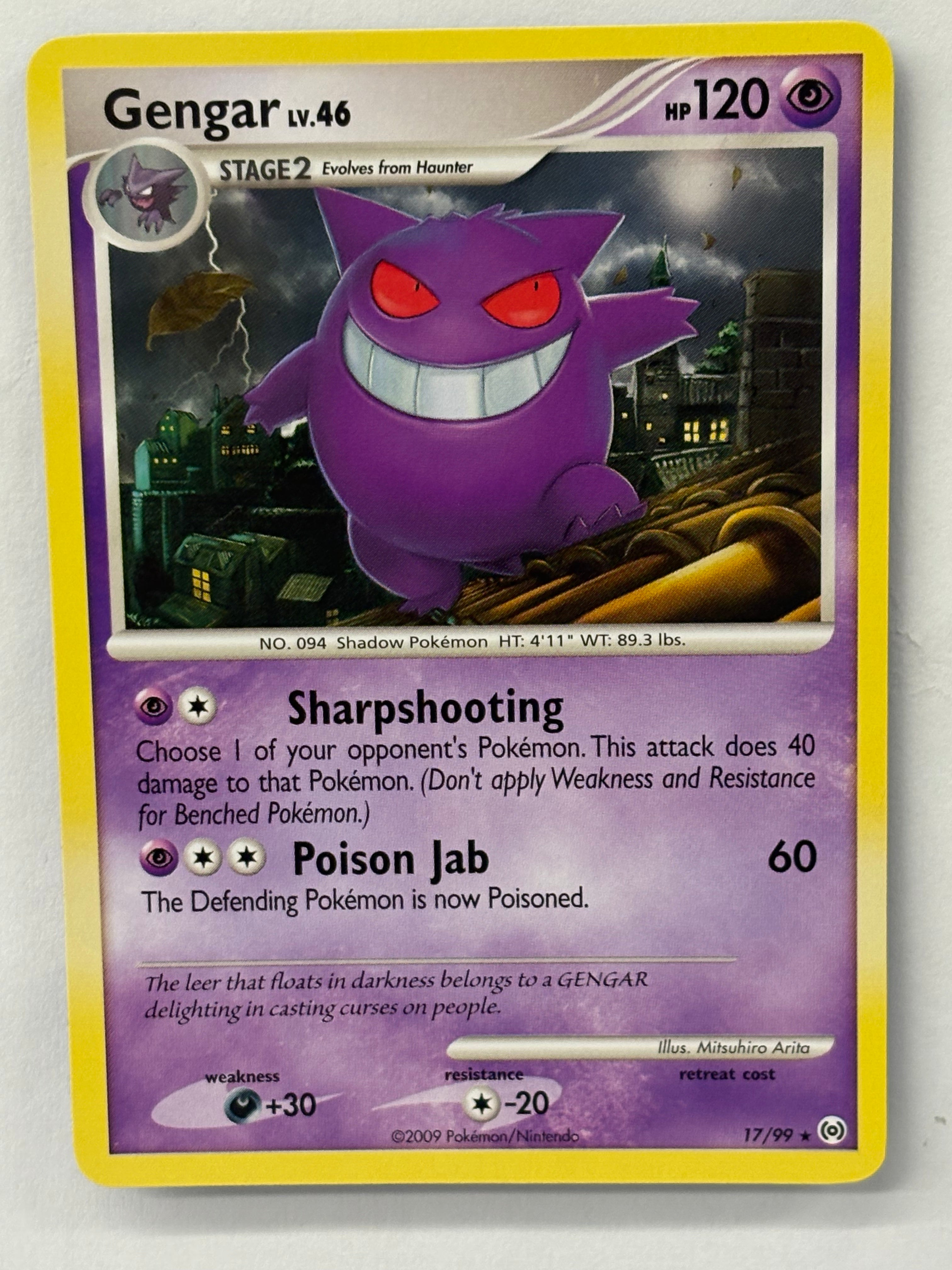 Pokémon TCG - Arceus Gengar 17/99 NM
