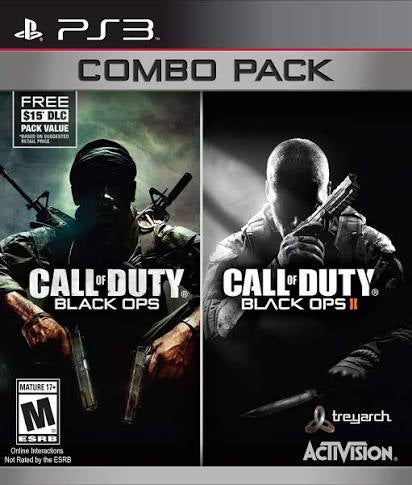 PlayStation 3 Combo Pack Call of Duty Black Ops 1 & 2 Video Game