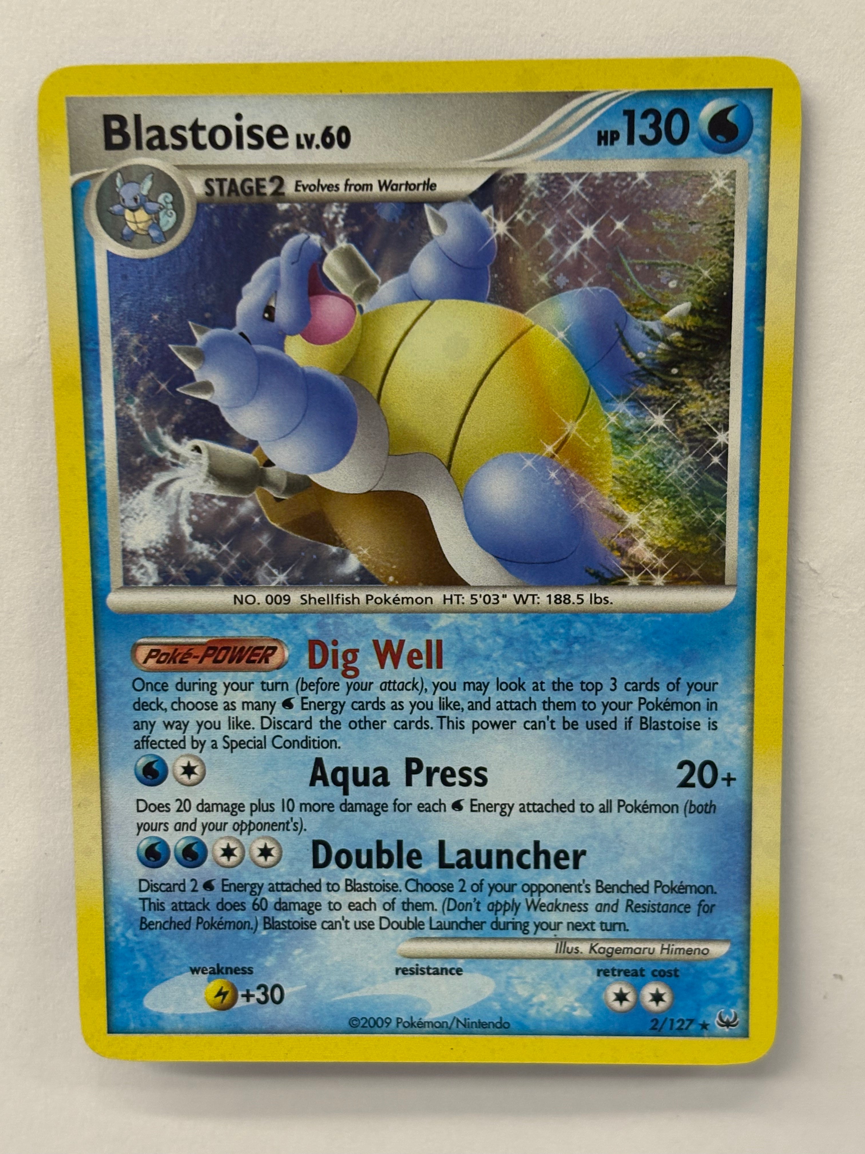 Pokémon TCG - Platinum Blastoise 2/127 NM