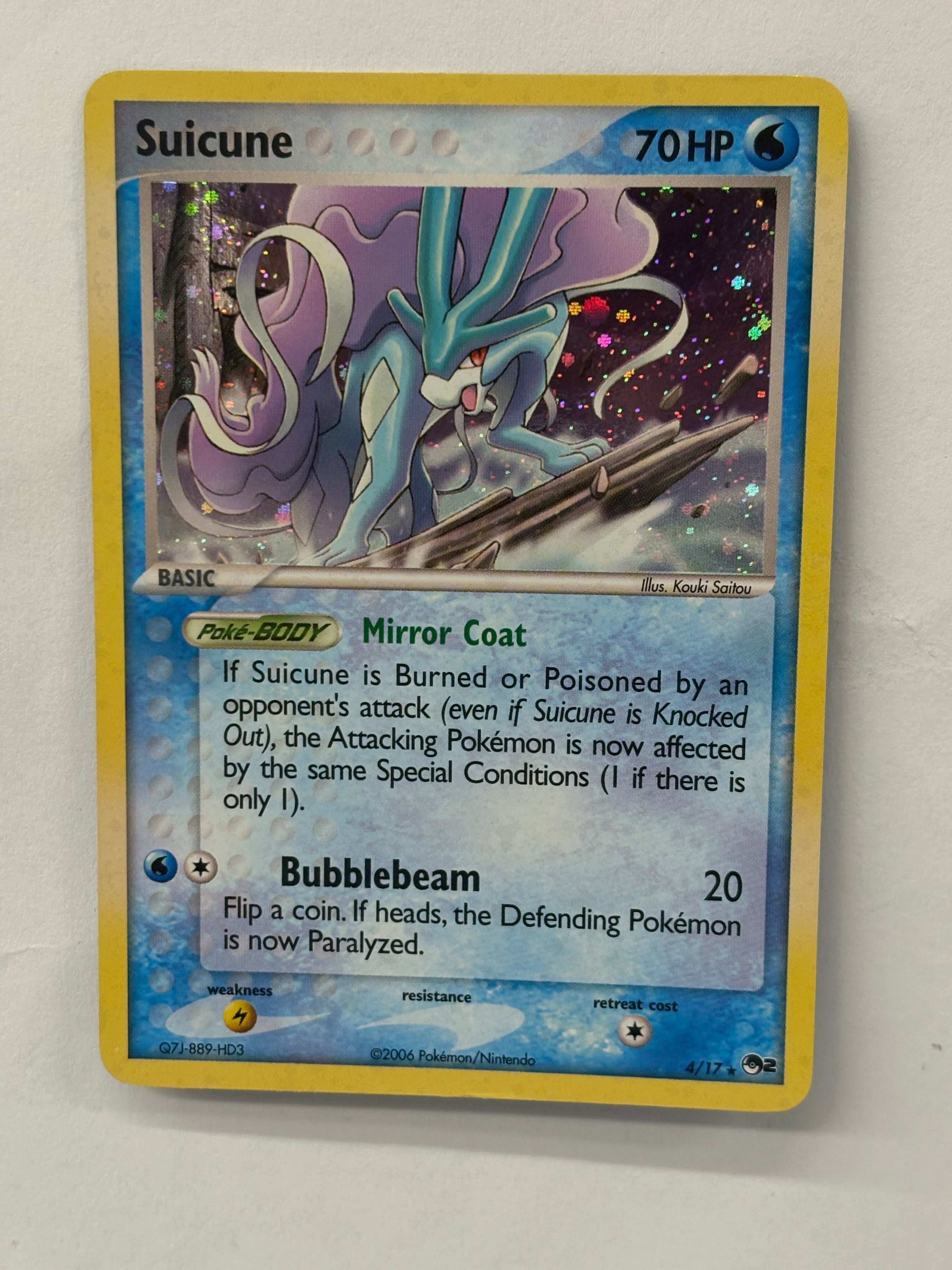 Pokémon TCG - POP Series 2 Suicune 4/17 NM