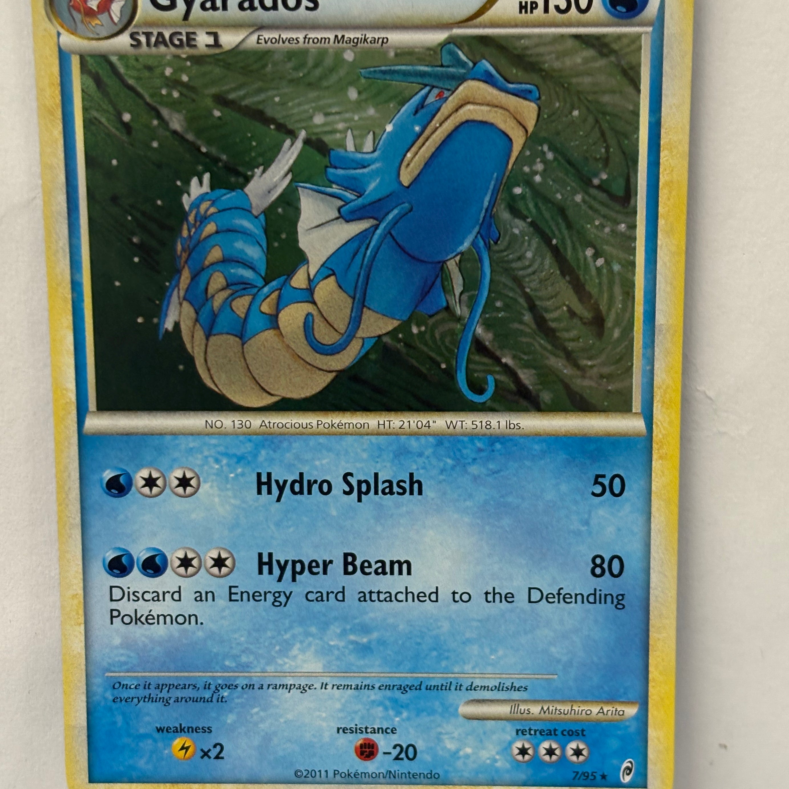 Pokémon TCG - Call of Legends Gyarados 7/95 (Holo) NM