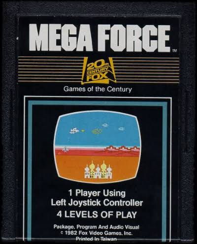 Atari 2600 Mega Force Video Game