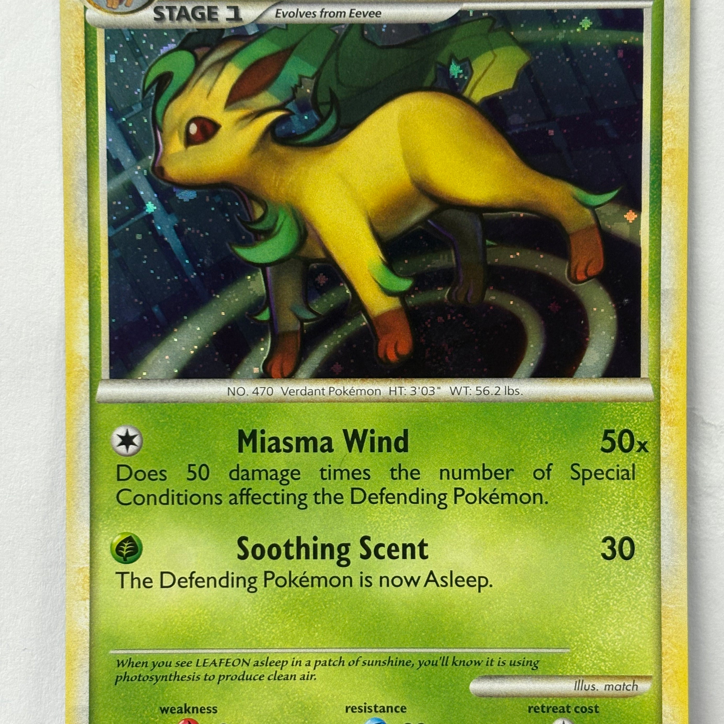Pokémon TCG - Call of Legends Leafeon 14/95 (Holo) NM