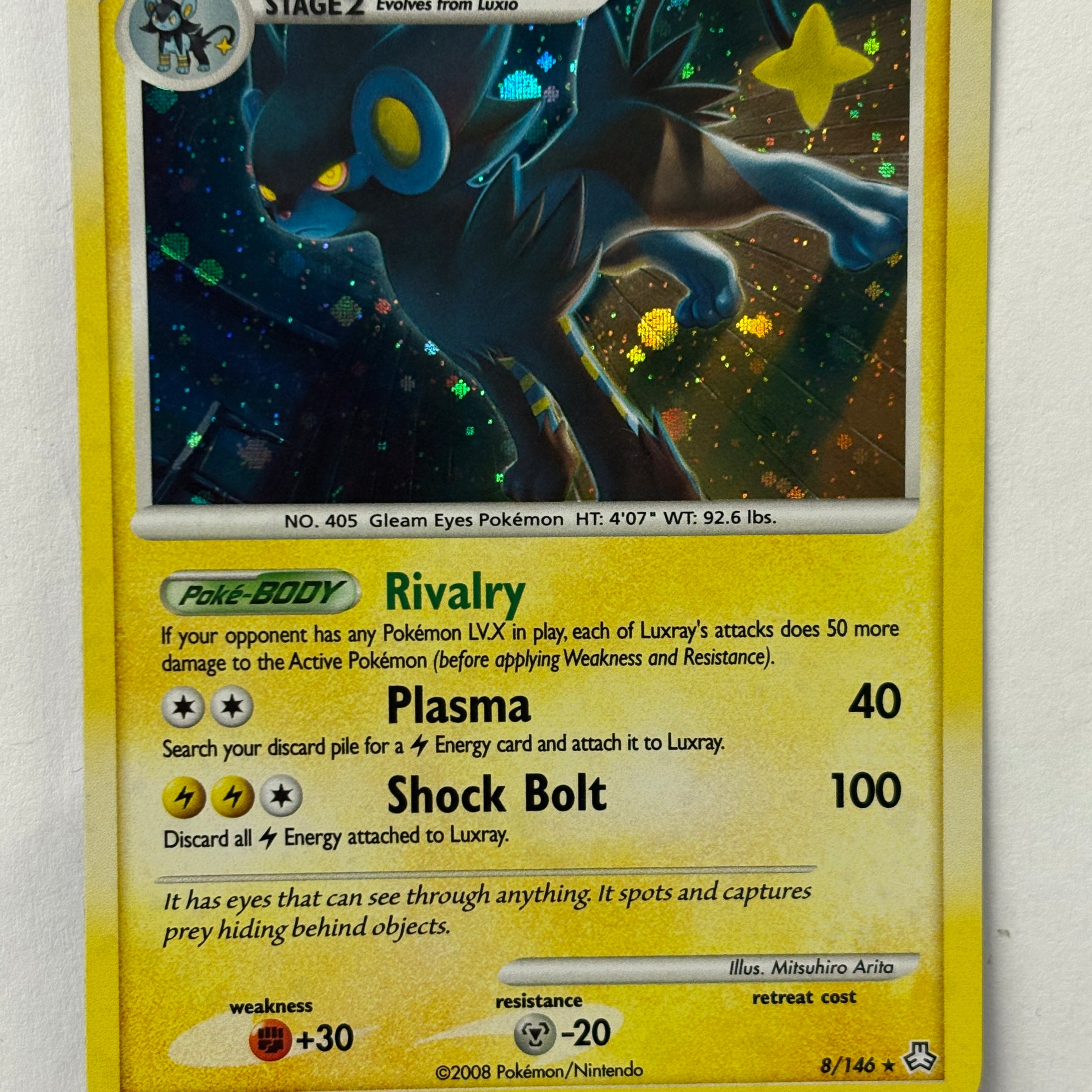 Pokémon TCG - Legends Awakened Luxray 8/146 (Holo) NM