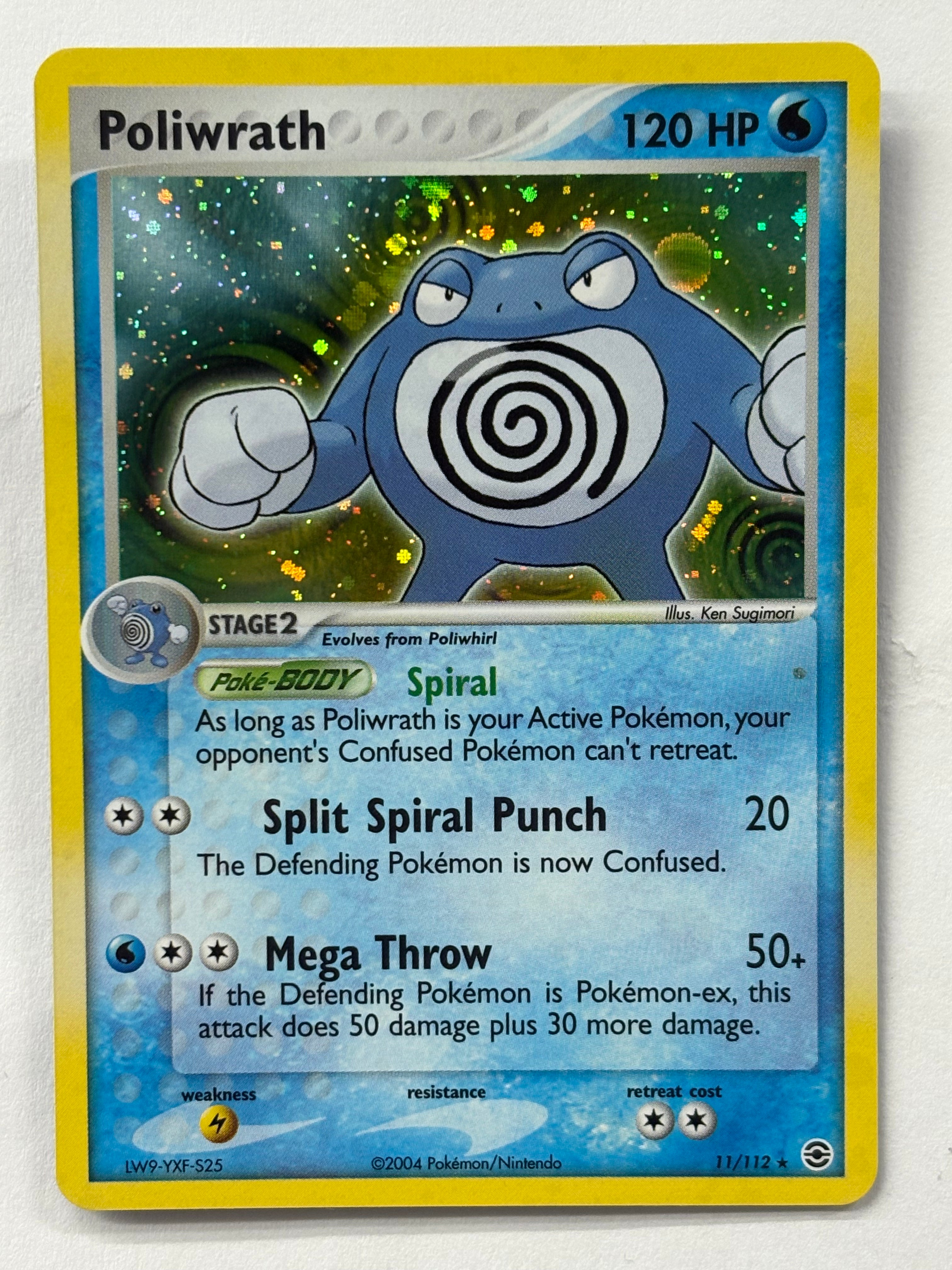 Pokémon TCG - EX FireRed & LeafGreen Poliwrath 11/112 NM