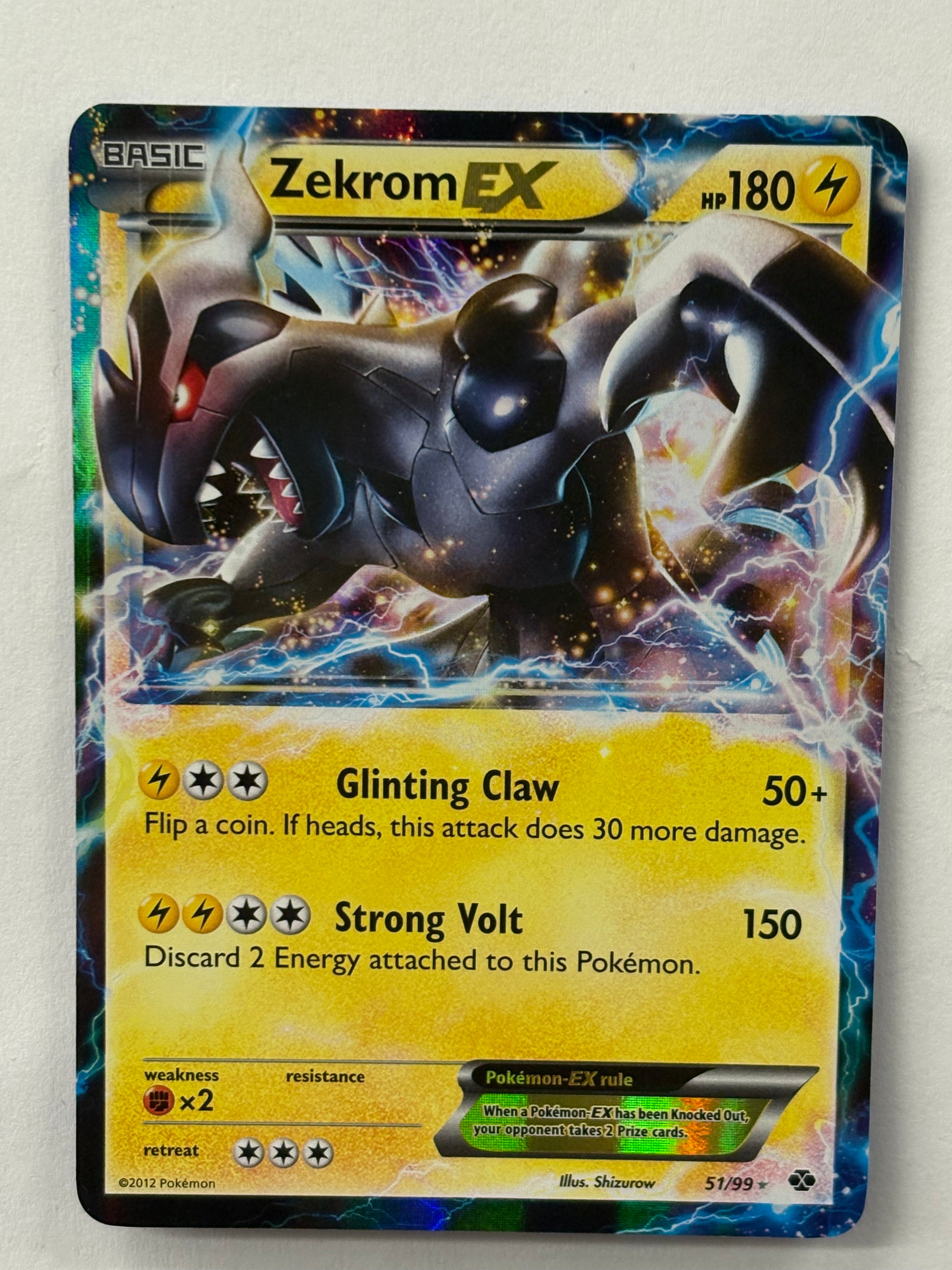 Pokémon TCG - Next Destinies Zekrom EX 51/99 NM