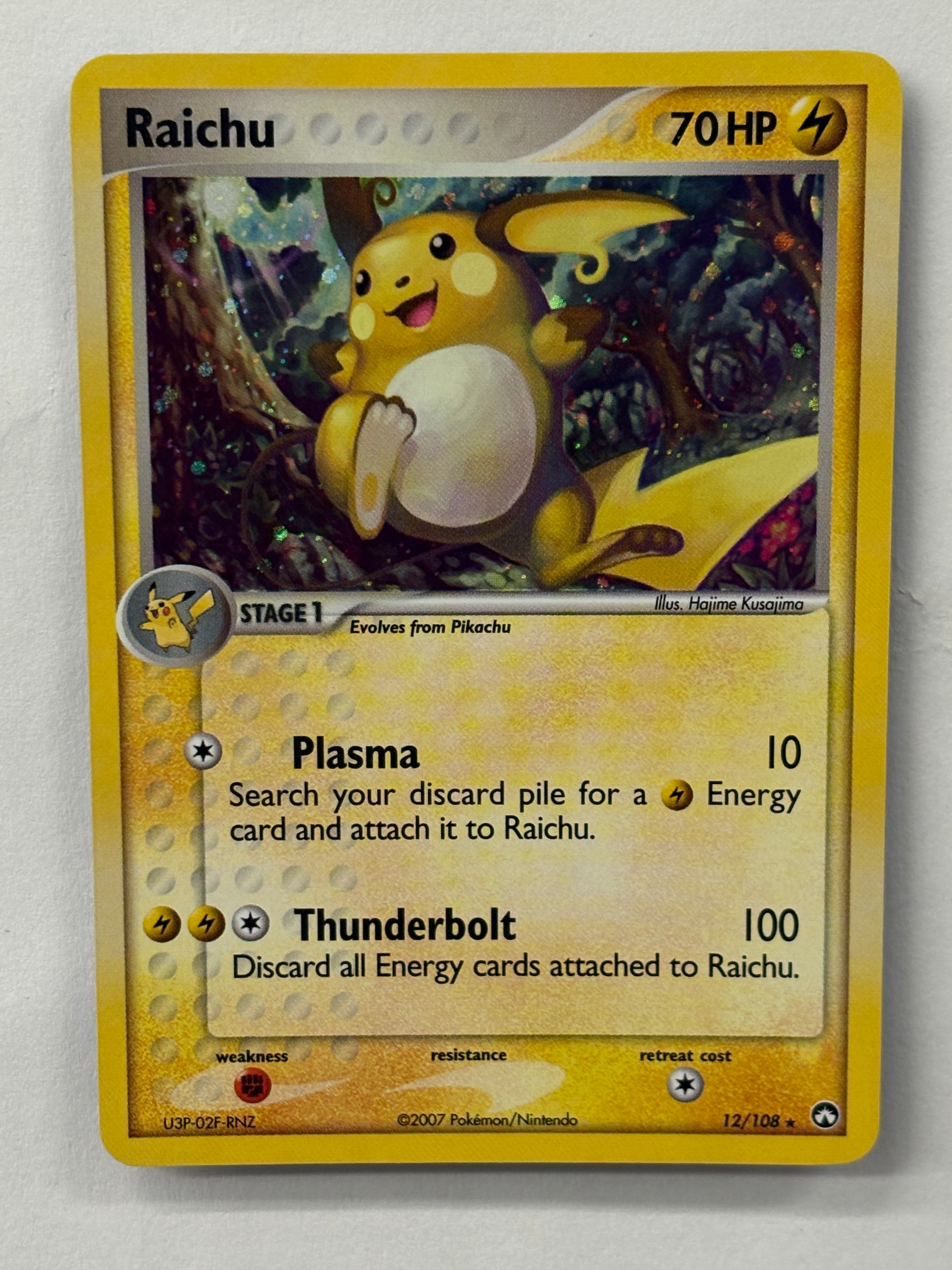 Pokémon TCG - EX Power Keepers Raichu 12/108 NM