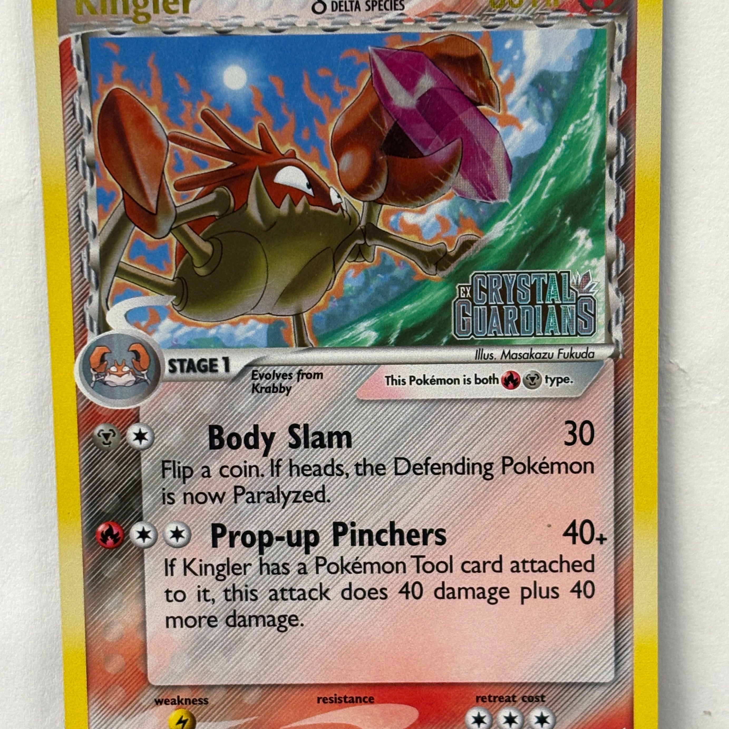 Pokémon TCG - Crystal Guardians Kingler (Delta Species) 22/100 NM