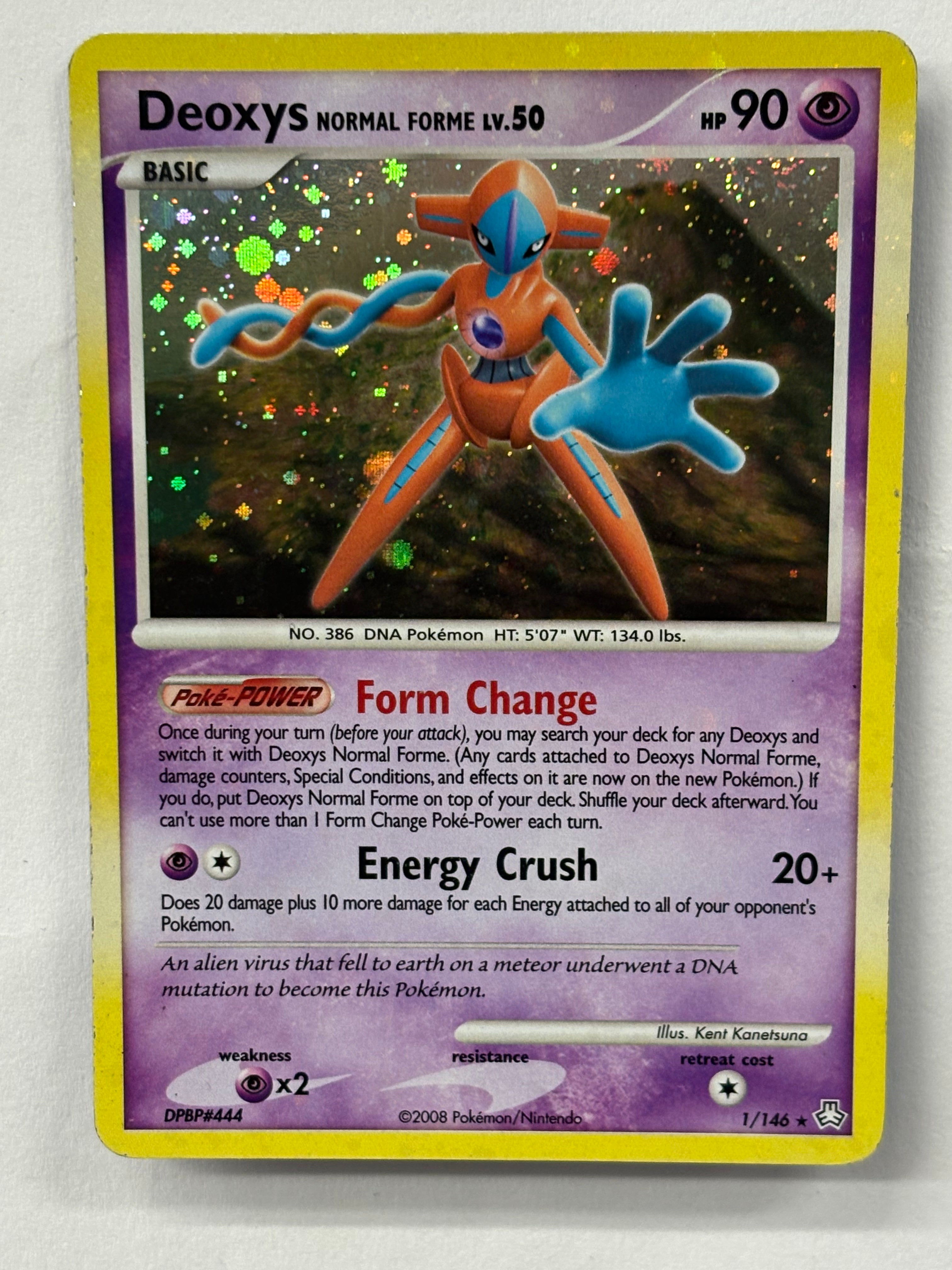 Pokémon TCG - Legends Awakened Deoxys (Normal) 1/146 (Holo) NM