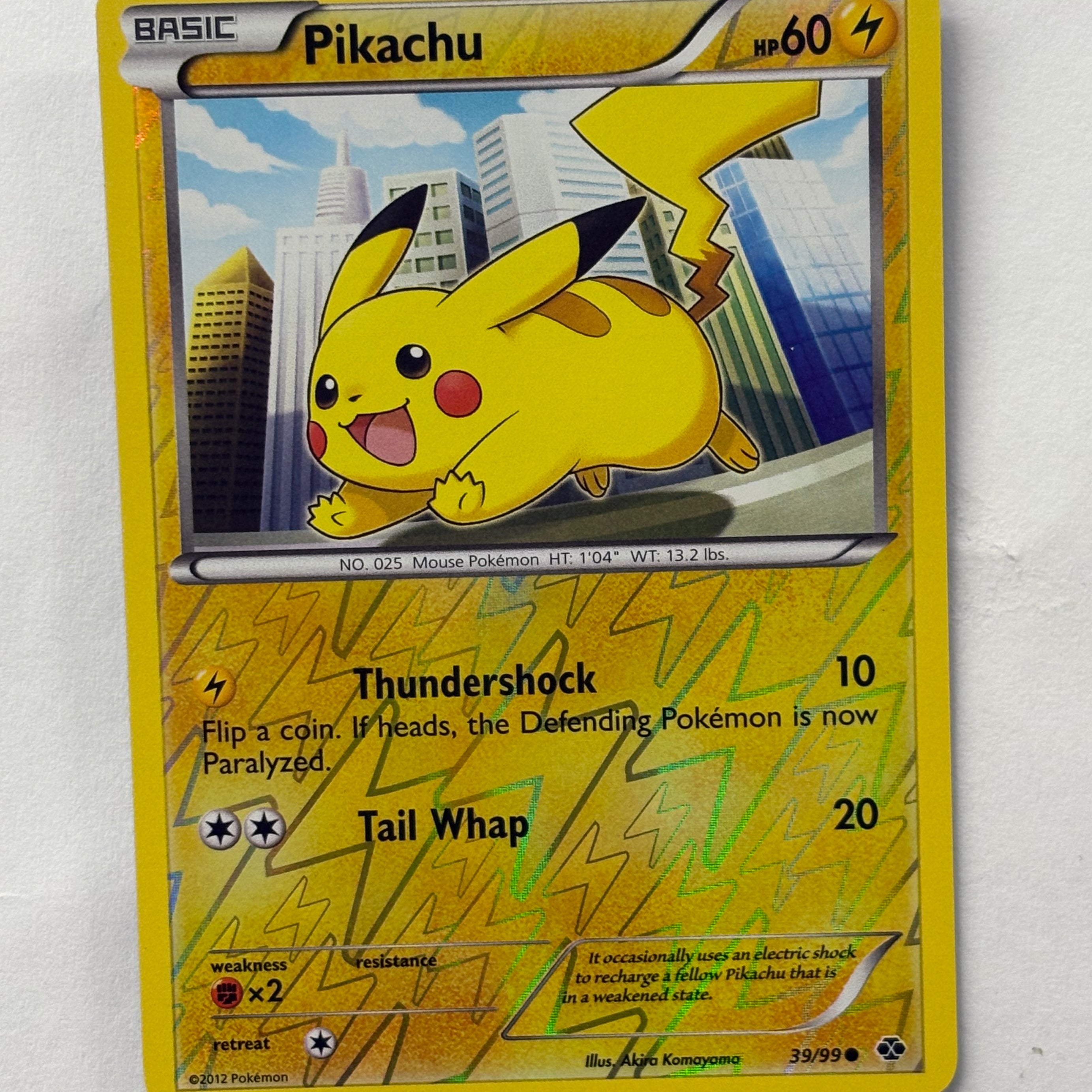Pokémon TCG - Next Destinies Pikachu (Reverse Holo) 39/99 NM