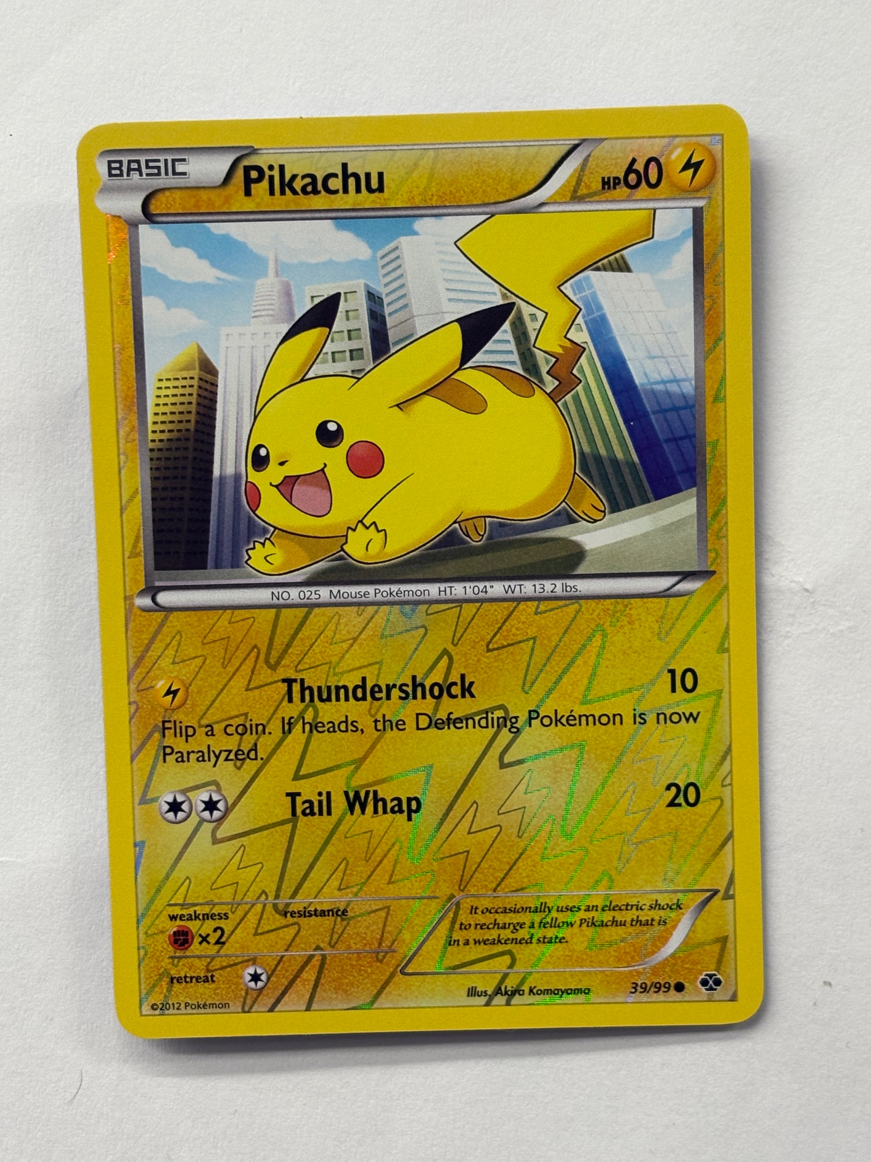 Pokémon TCG - Next Destinies Pikachu (Reverse Holo) 39/99 NM