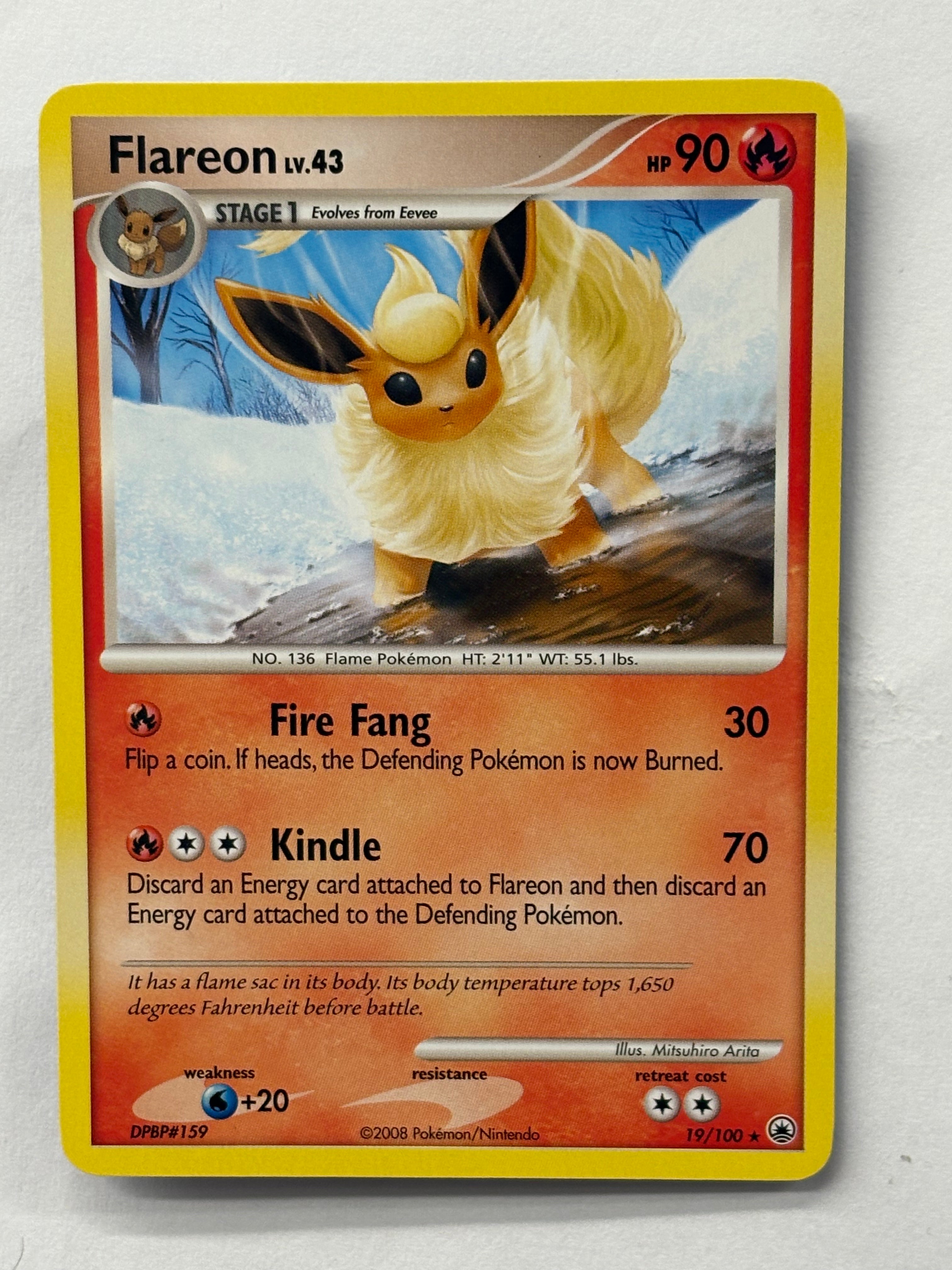 Pokémon TCG - Majestic Dawn Flareon 19/100 NM