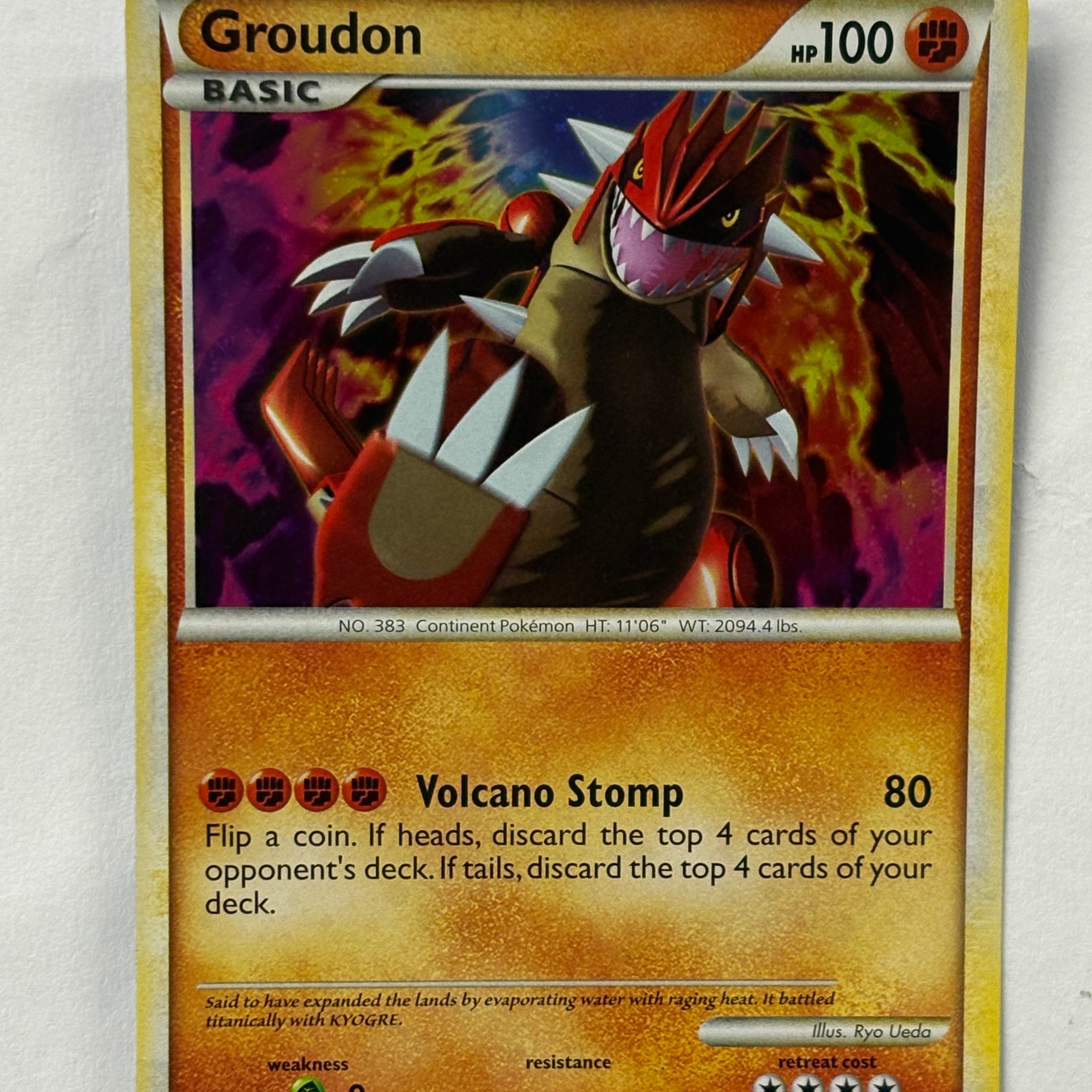 Pokémon TCG - Call of Legends Groudon 6/95 (Holo) NM