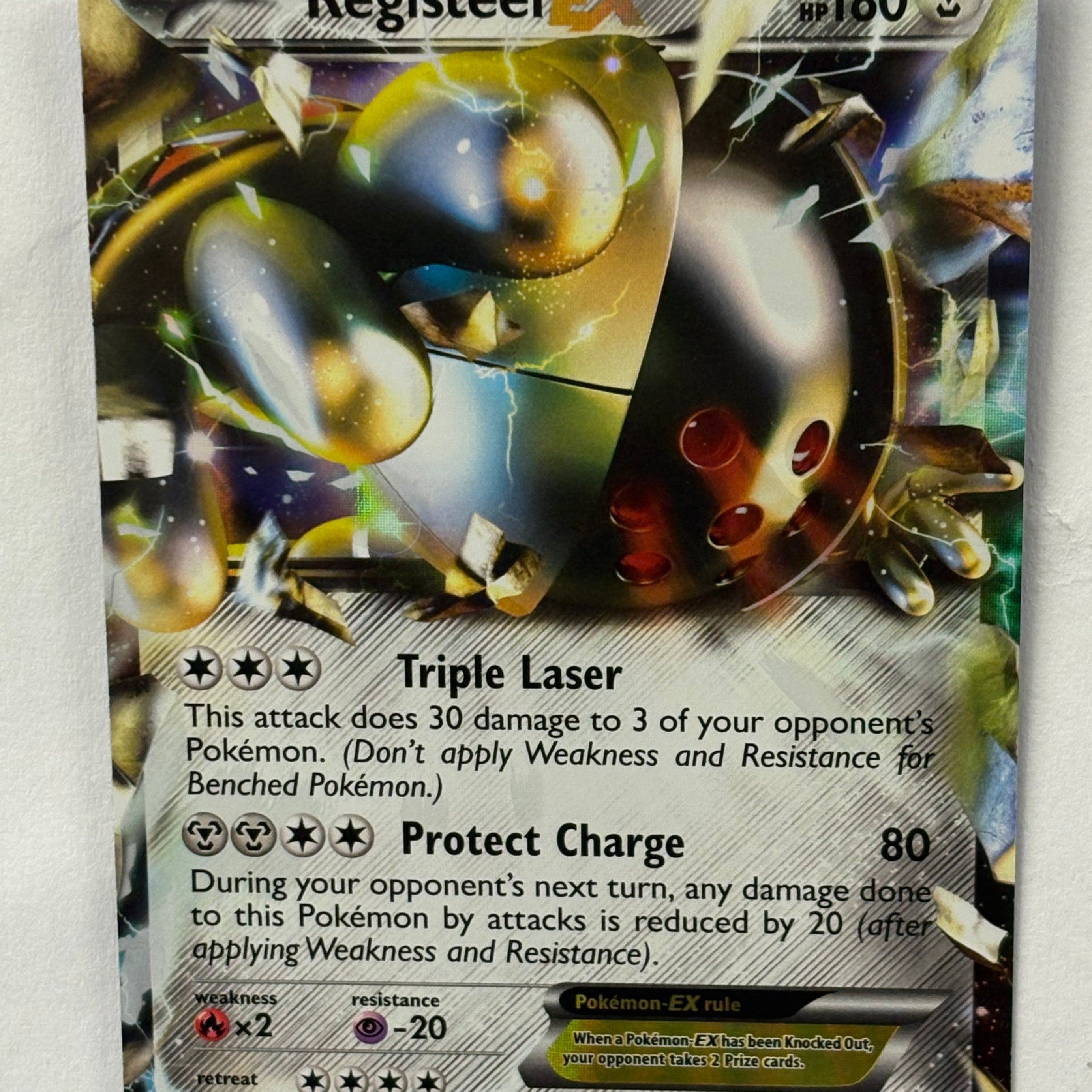 Pokémon TCG - Dragons Exalted Registeel EX 81/124 NM