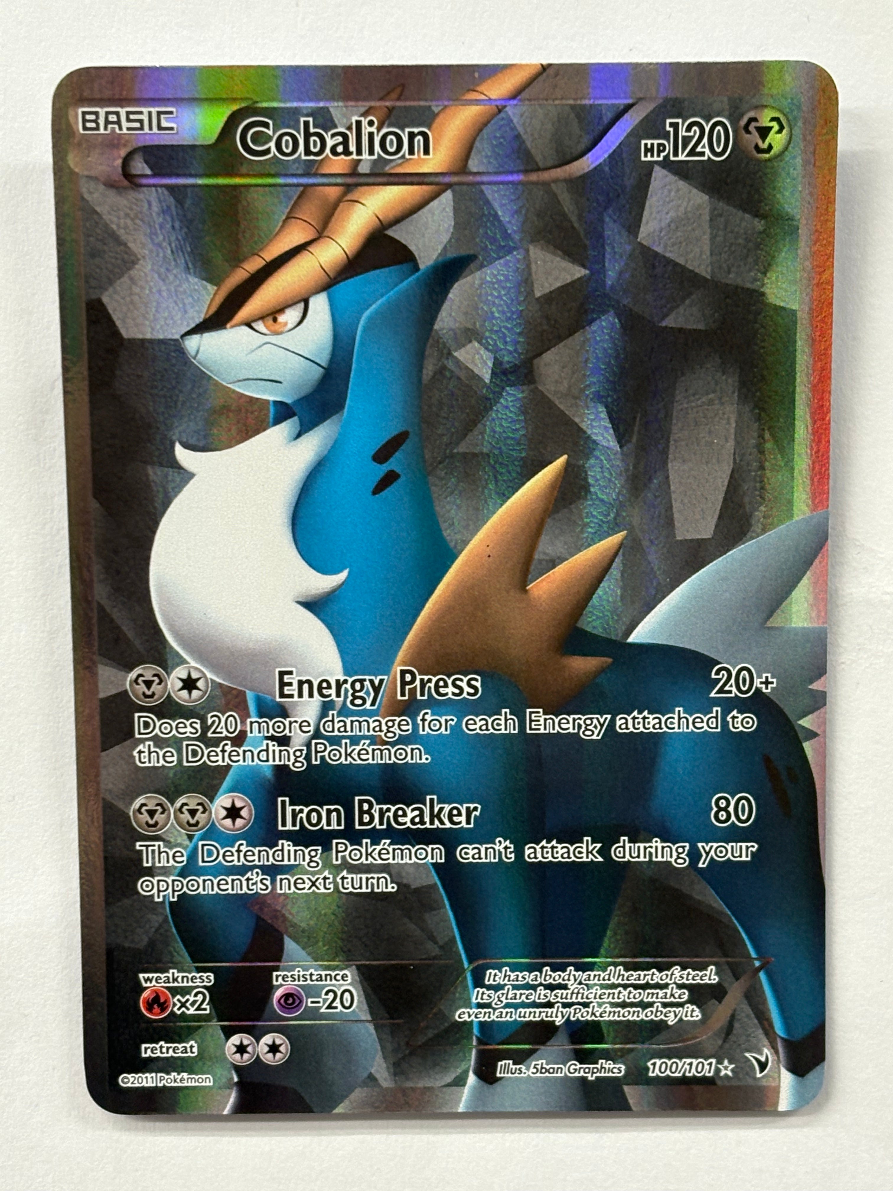 Pokémon TCG - Noble Victories Cobalion 100/101 NM