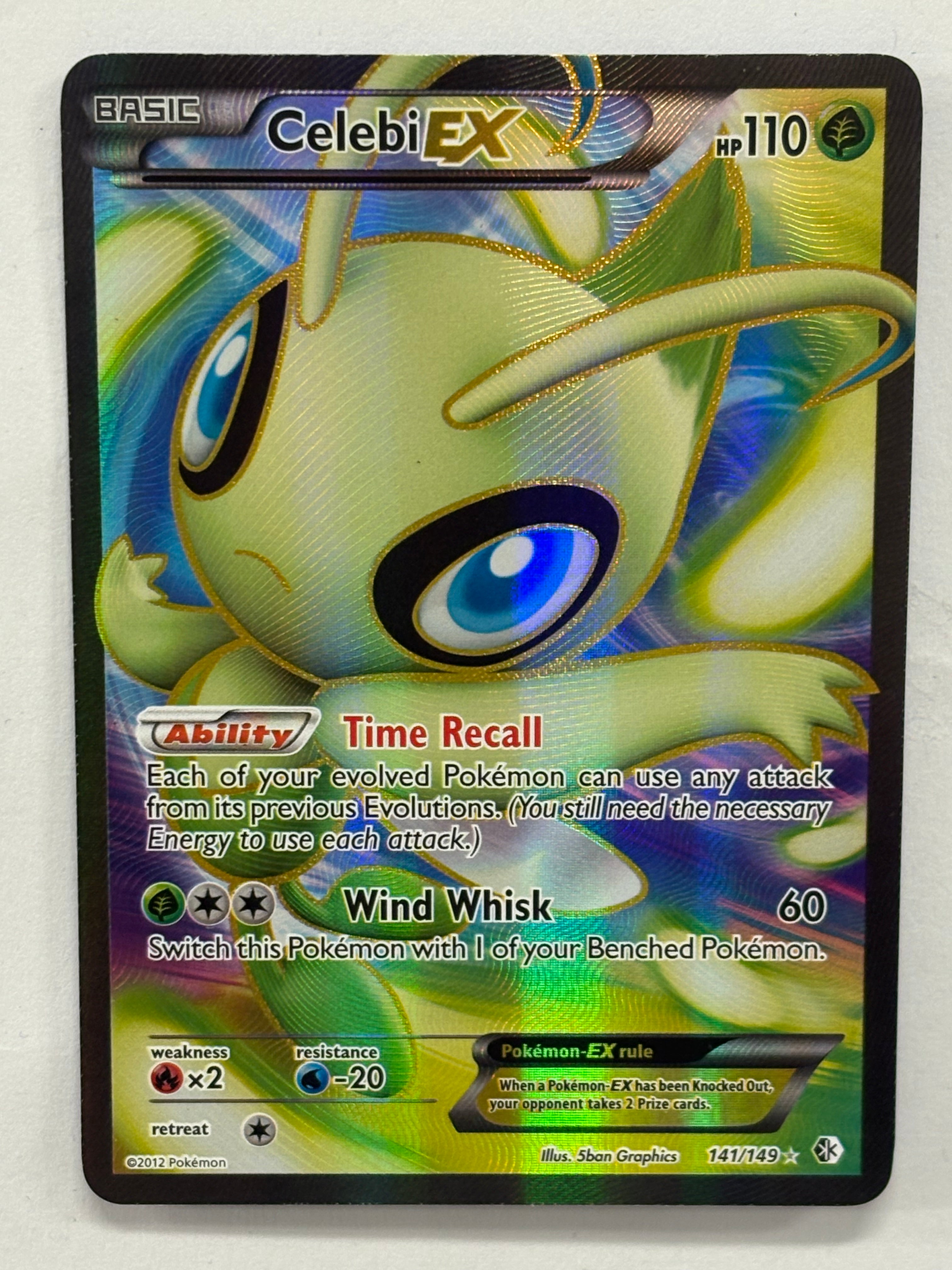 Pokémon TCG - Boundaries Crossed Celebi EX 141/149 LP