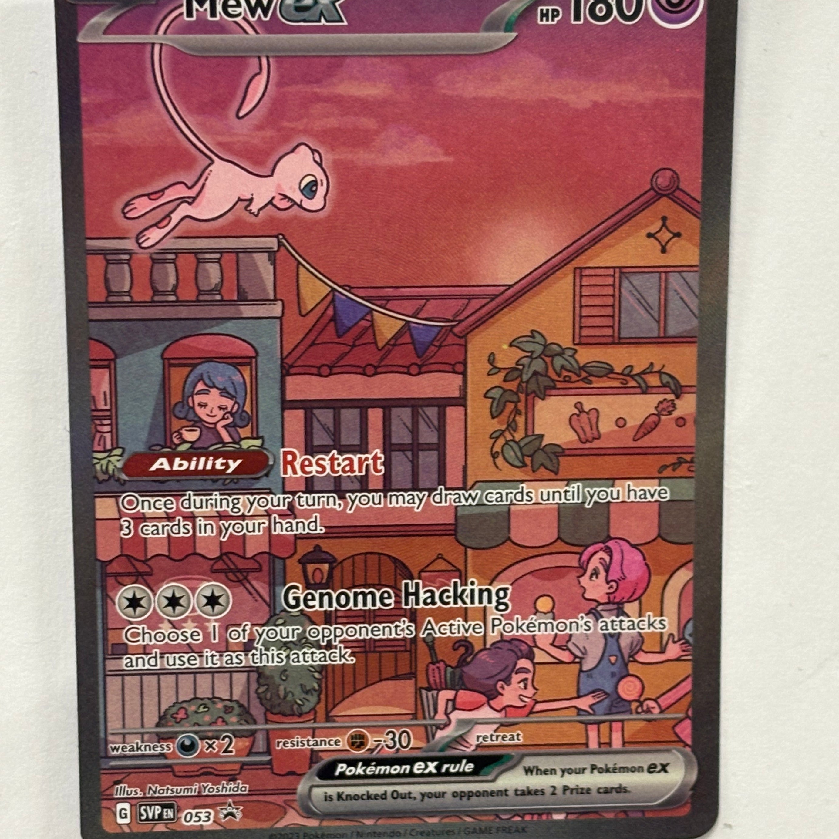 Pokémon TCG - Scarlet and Violet Promo Card Mew ex 053 NM