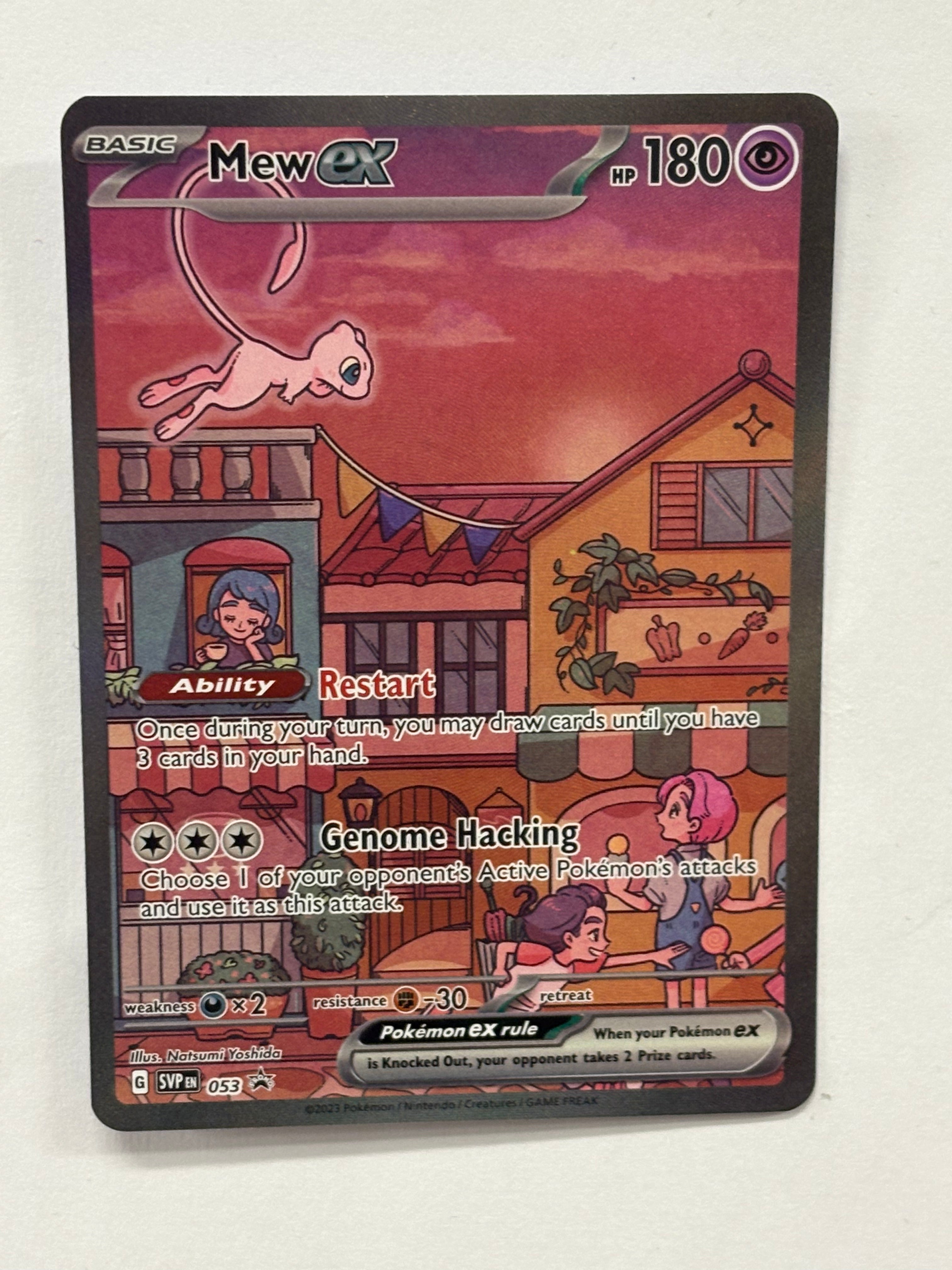 Pokémon TCG - Scarlet and Violet Promo Card Mew ex 053 NM