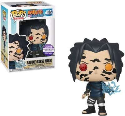 Funko Pop! Animation Naruto Shippuden Sasuke (Curse Mark) Limited Convention Exclusive Edition #455
