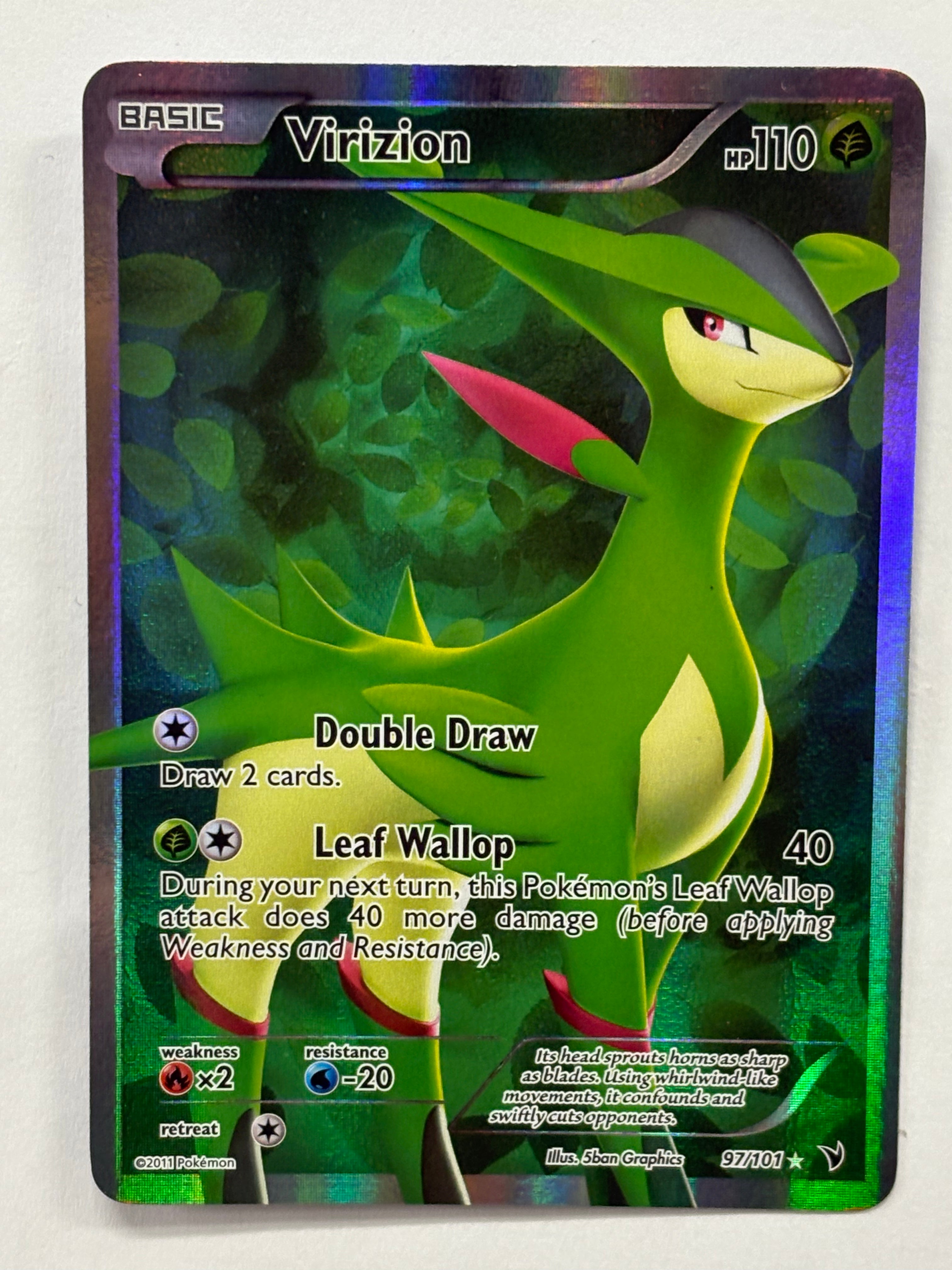Pokémon TCG - Noble Victories Virizion 97/101 NM