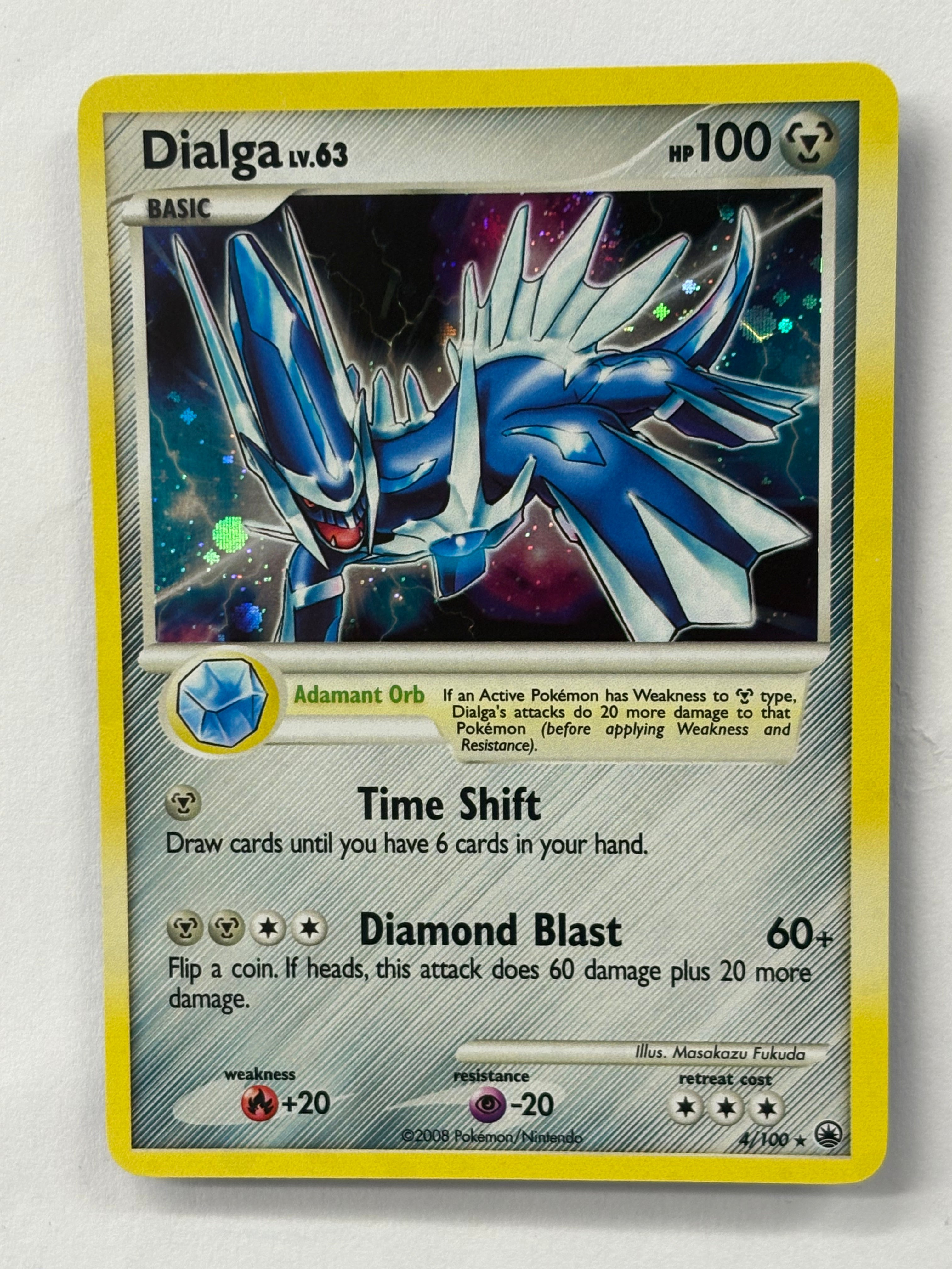 Pokémon TCG - Majestic Dawn Dialga (Holo) 4/100 NM
