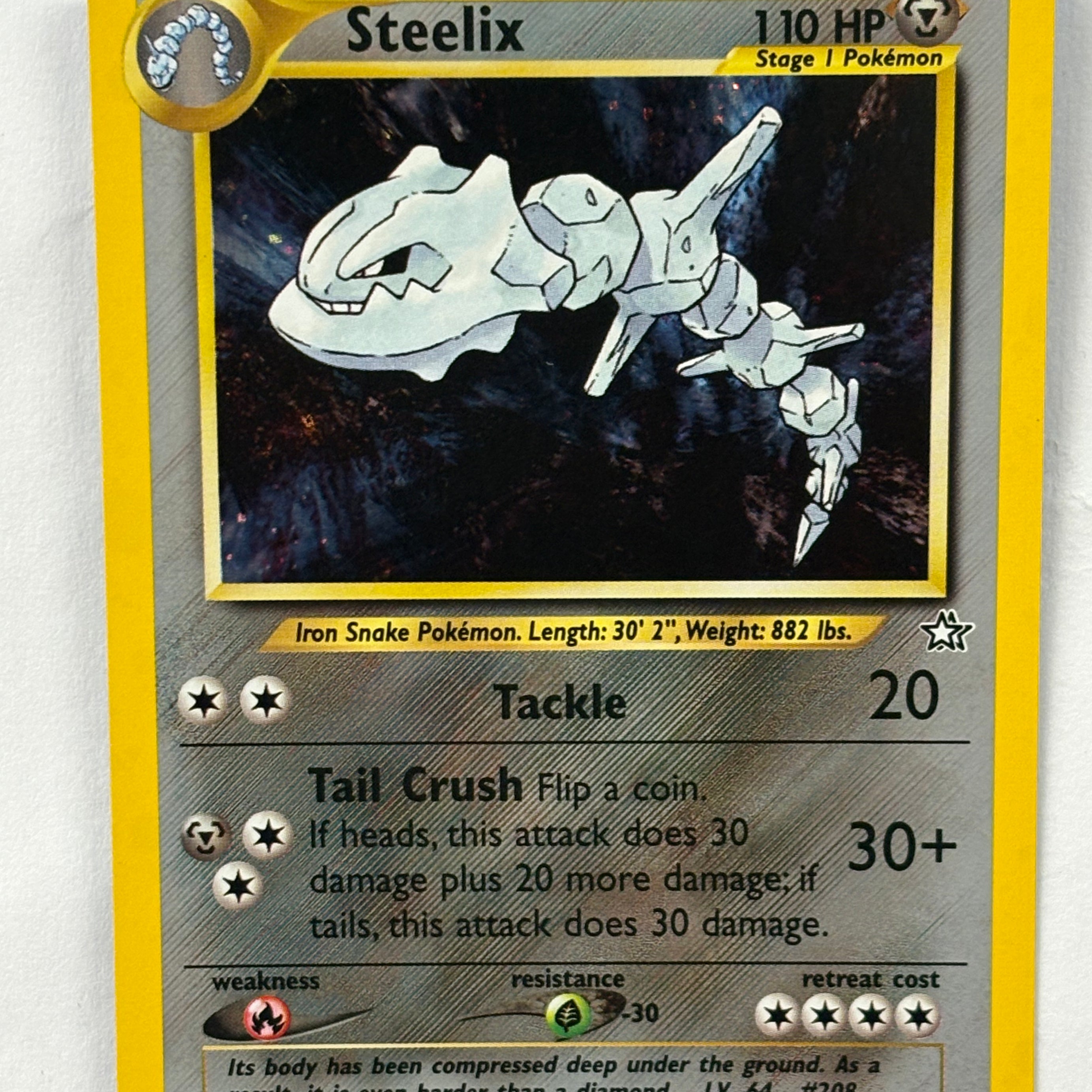Pokémon TCG - Neo Genesis Steelix Holo 15/111 NM