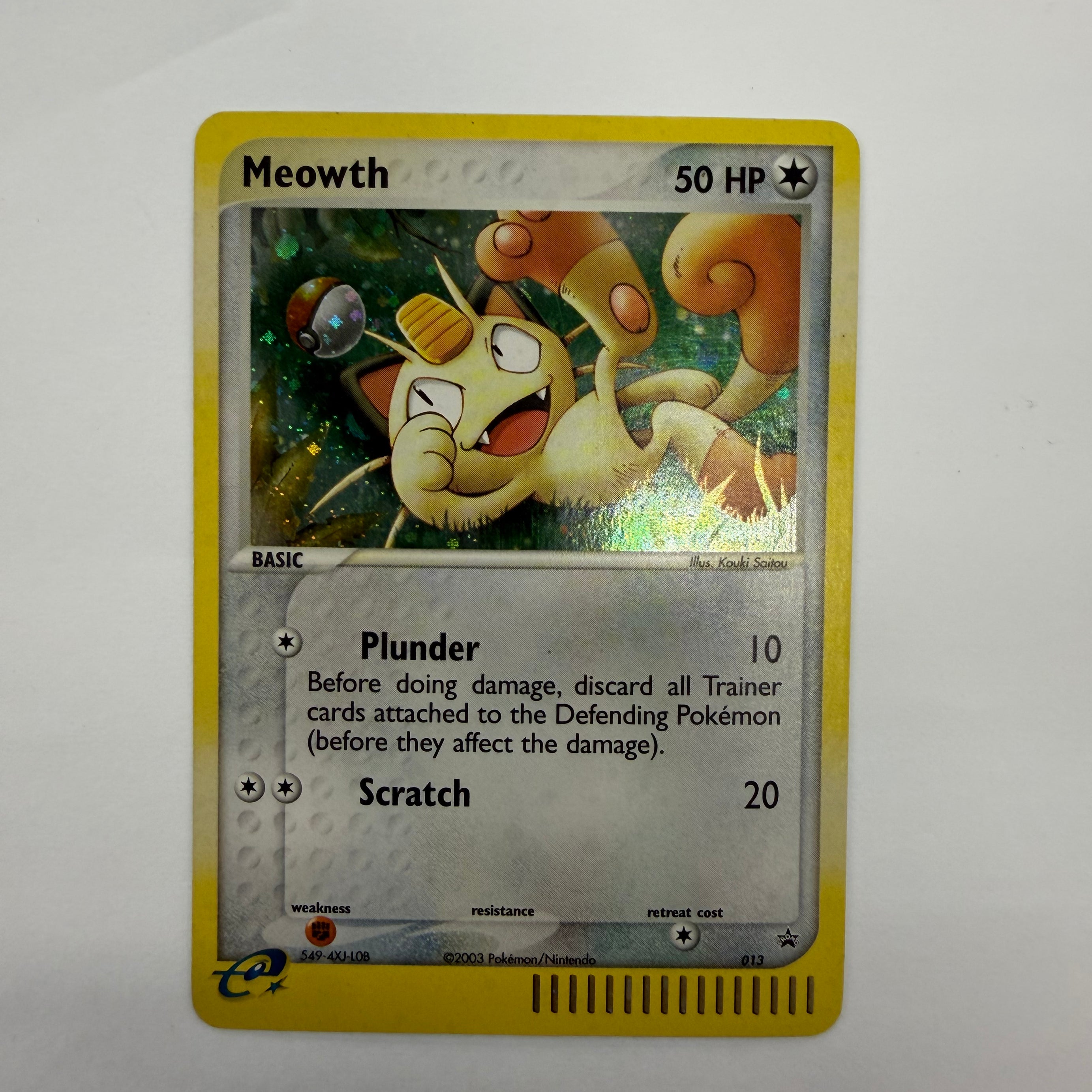 Pokémon TCG - Promo Cards Meowth 013 NM