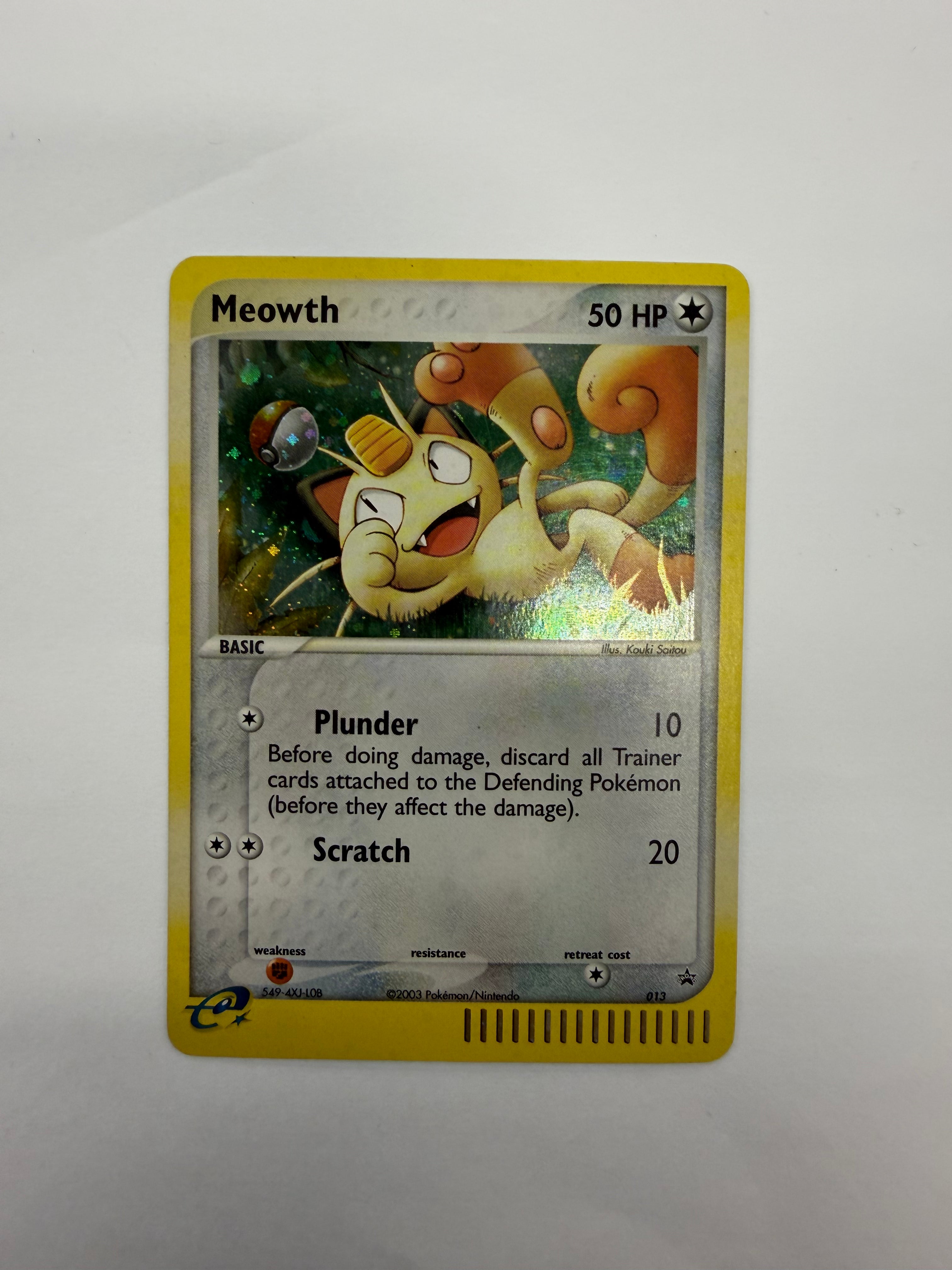 Pokémon TCG - Promo Cards Meowth 013 NM