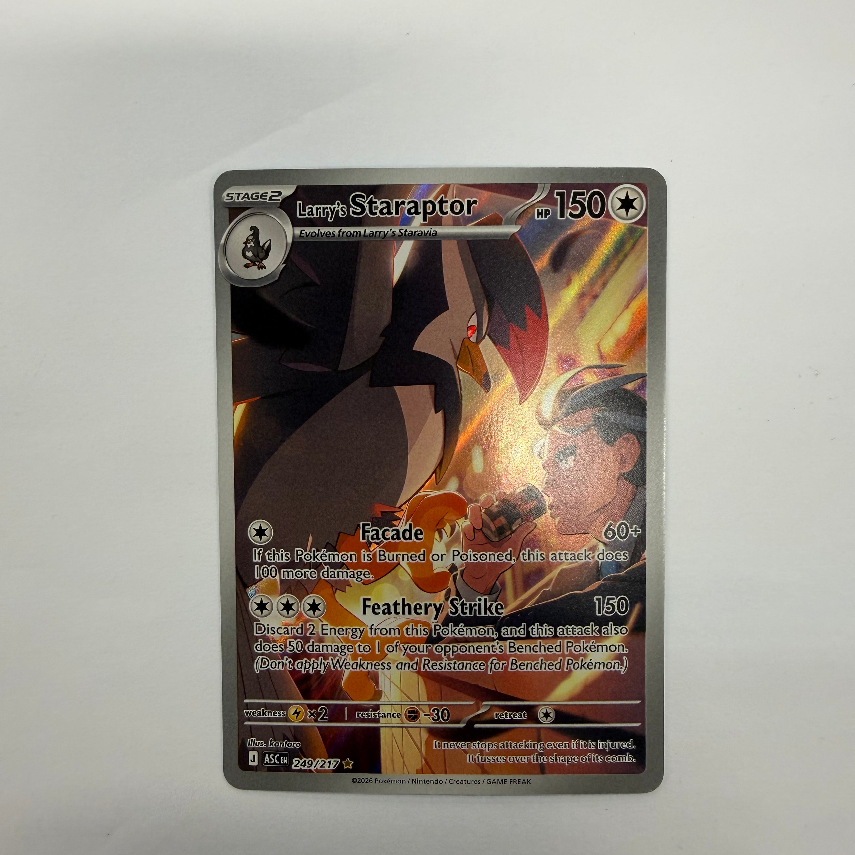 Pokémon TCG - Ascended Heroes Larry's Staraptor 249/217 NM